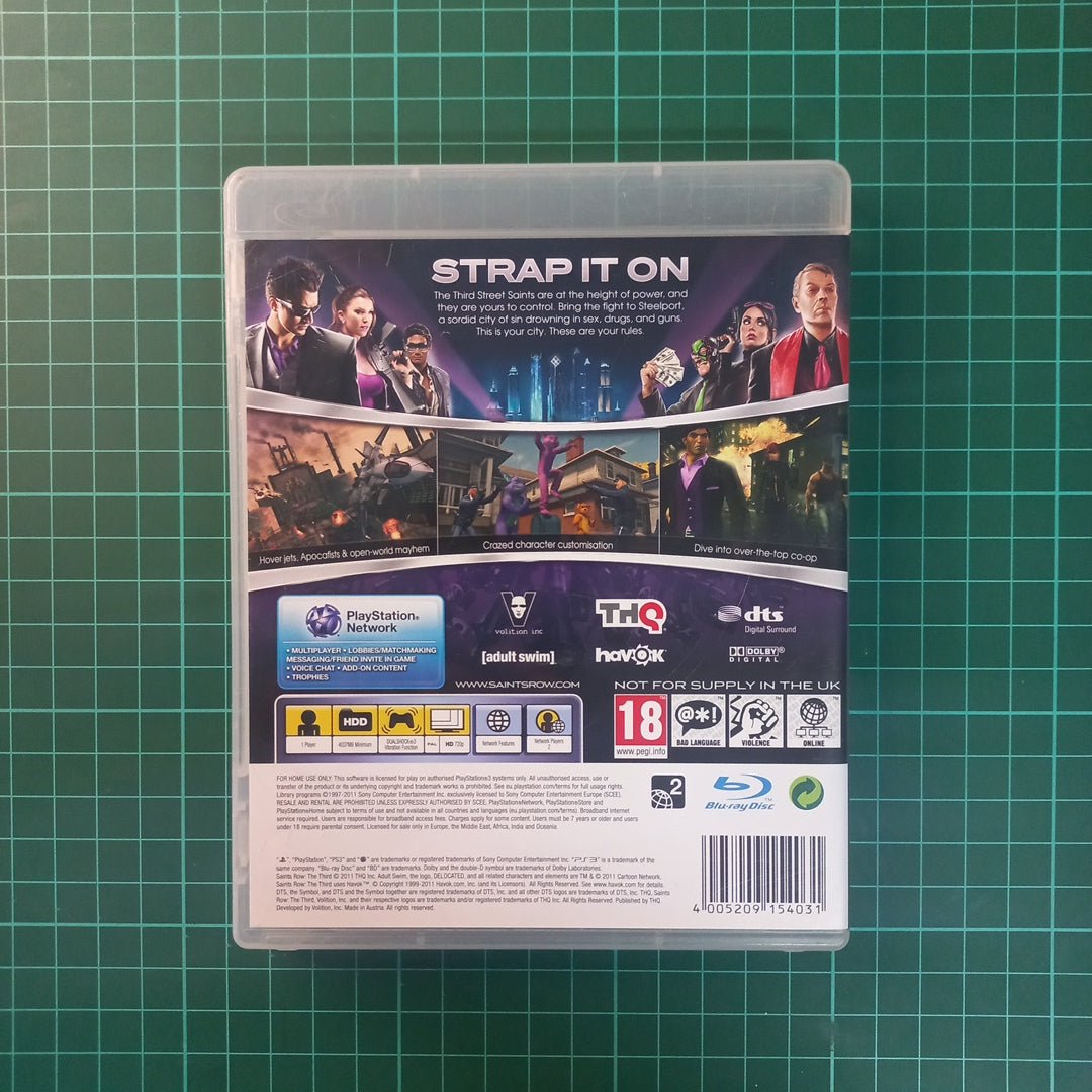 Saints Row: The Third | PS3 | Playstation 3 | Used Game - RetroguySA
