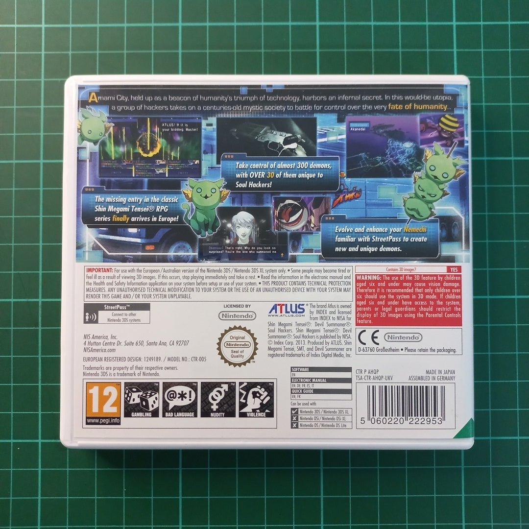 Shin Megami Tensei : Devil Summoner : Soul Hackers | Nintendo 3DS | 3DS | Used Game - RetroguySA