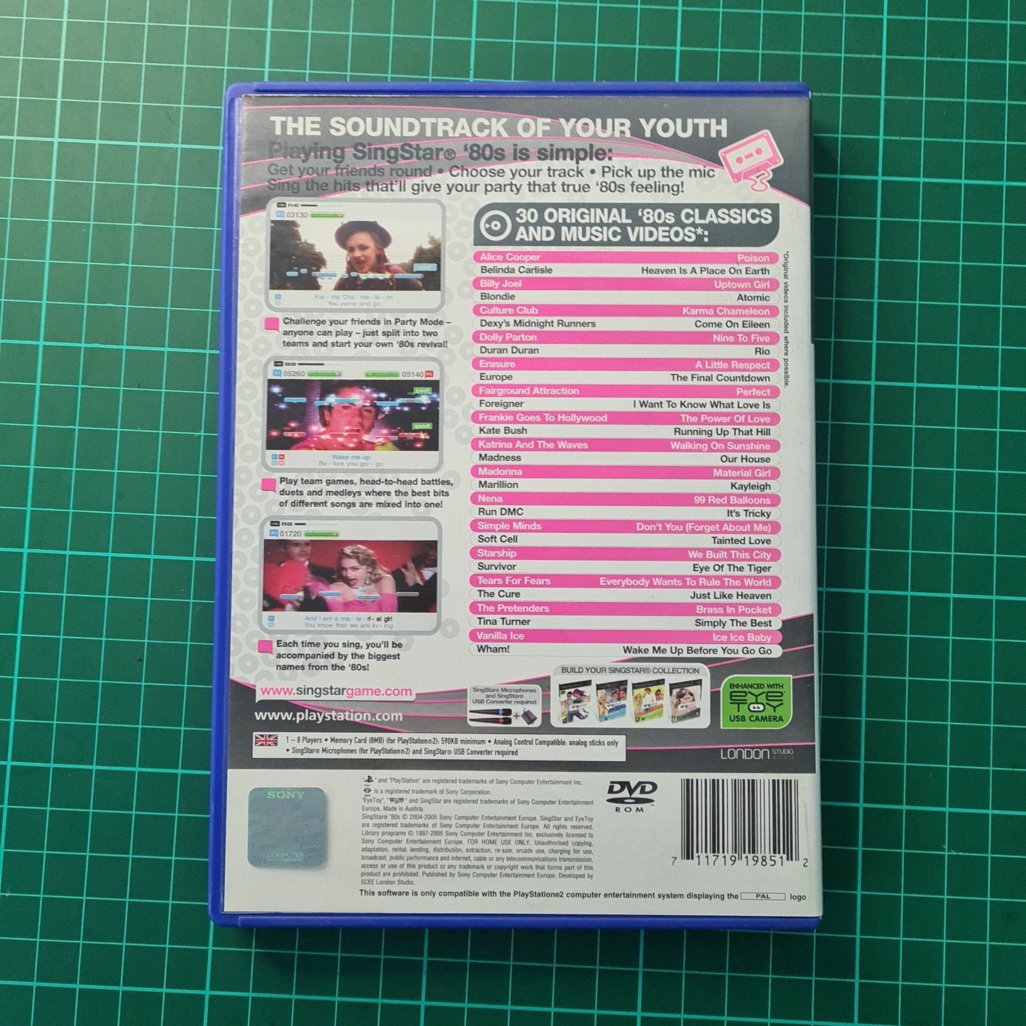 Singstar 80's | PS2 | Playstation 2 | Used Game - RetroguySA