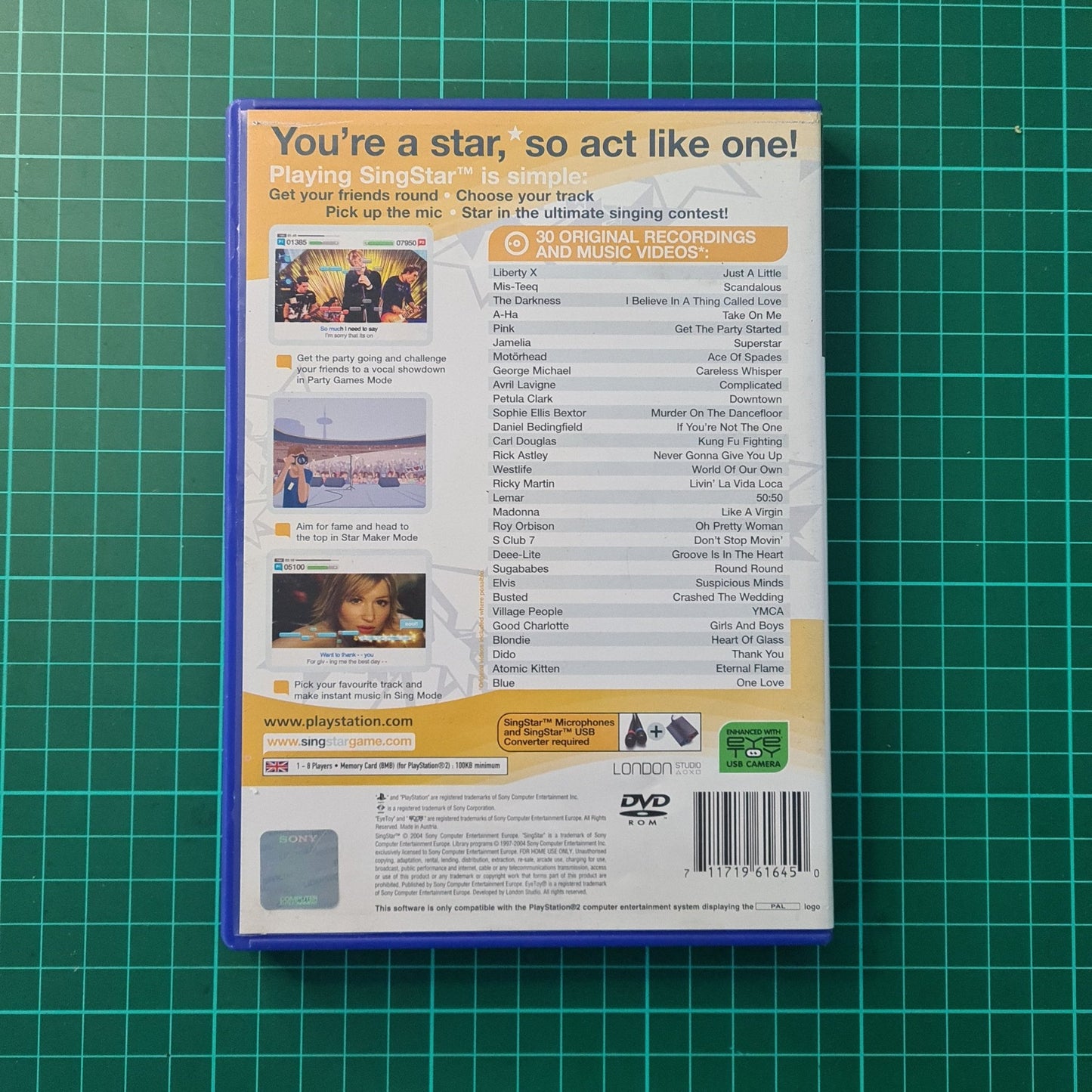Singstar | PS2 | Playstation 2 | Used Game | Blue Cover - RetroguySA