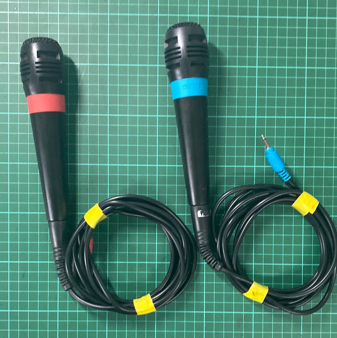Singstar Wired Microphones | Playstation 2 | PS2 | Accessories - RetroguySA