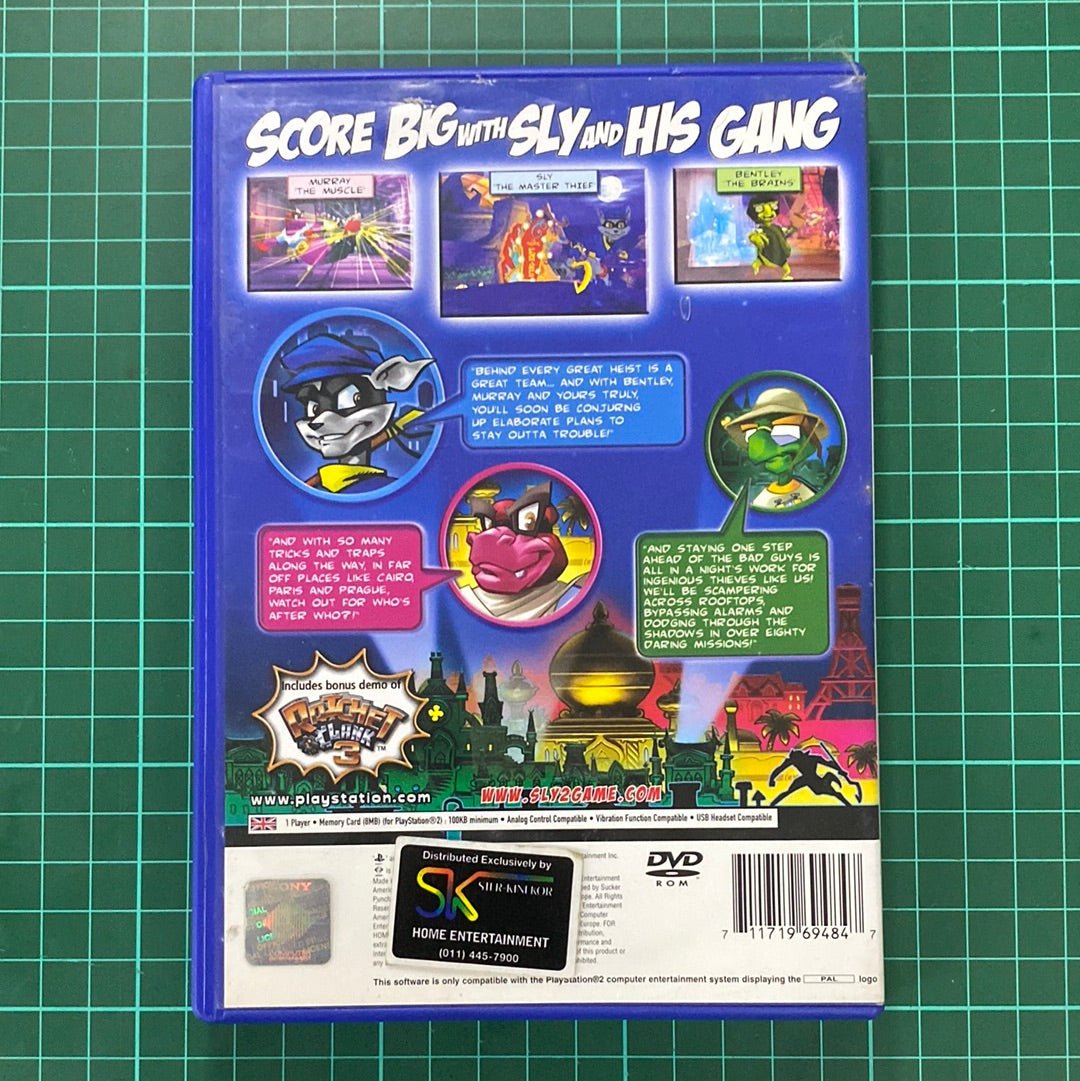 Sly 2 : Band of Thieves | PS2 | PlayStation 2 | Used Game - RetroguySA