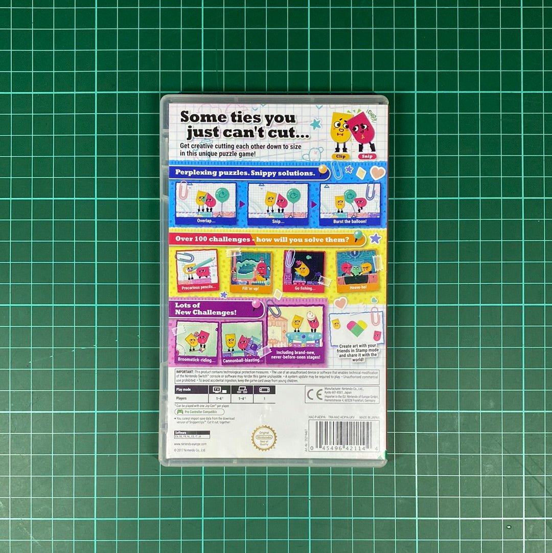 Snipperclips Plus: Cut It Out, Together | Nintendo Switch | Used Game - RetroguySA