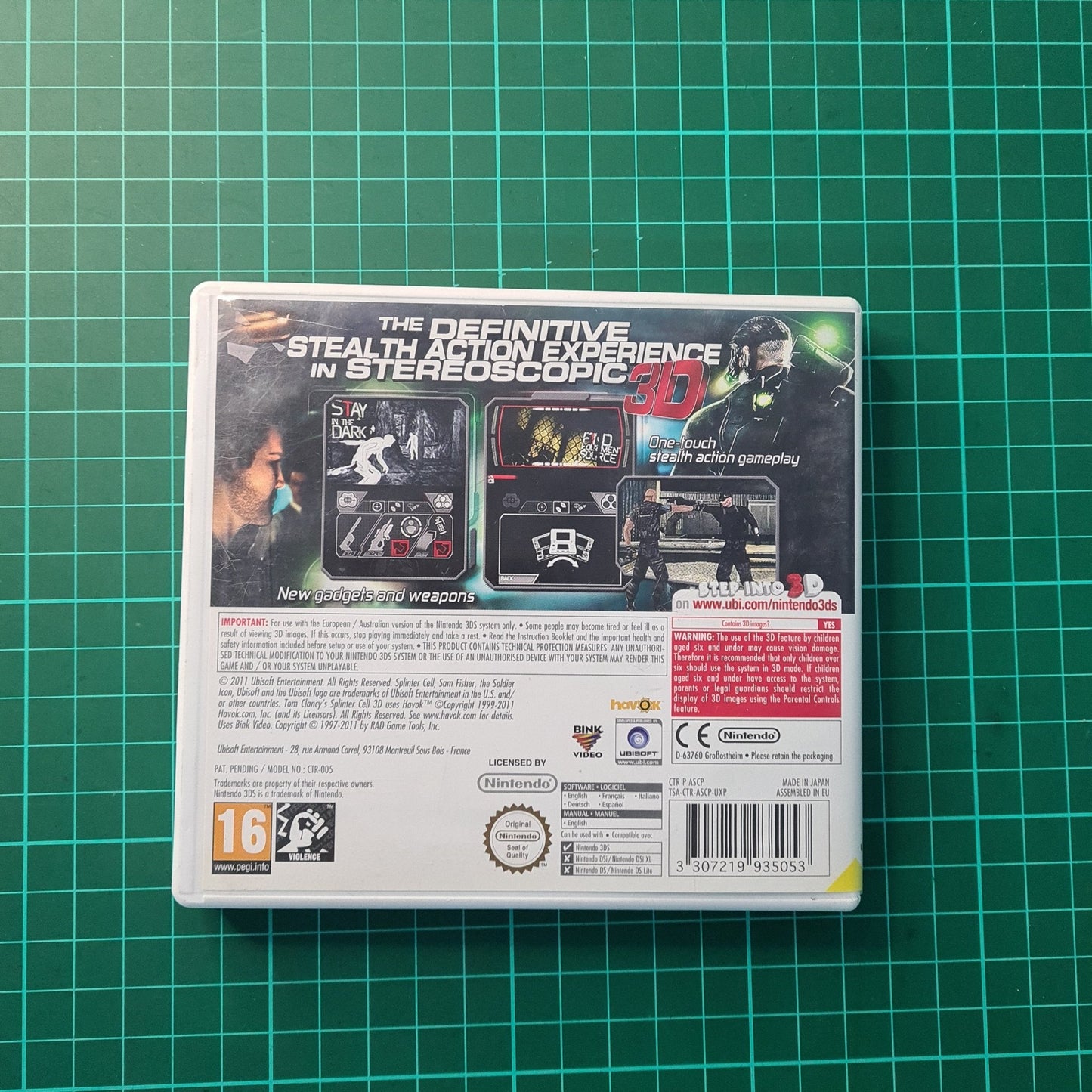 Splinter Cell 3D | Nintendo 3DS | Used Game - RetroguySA
