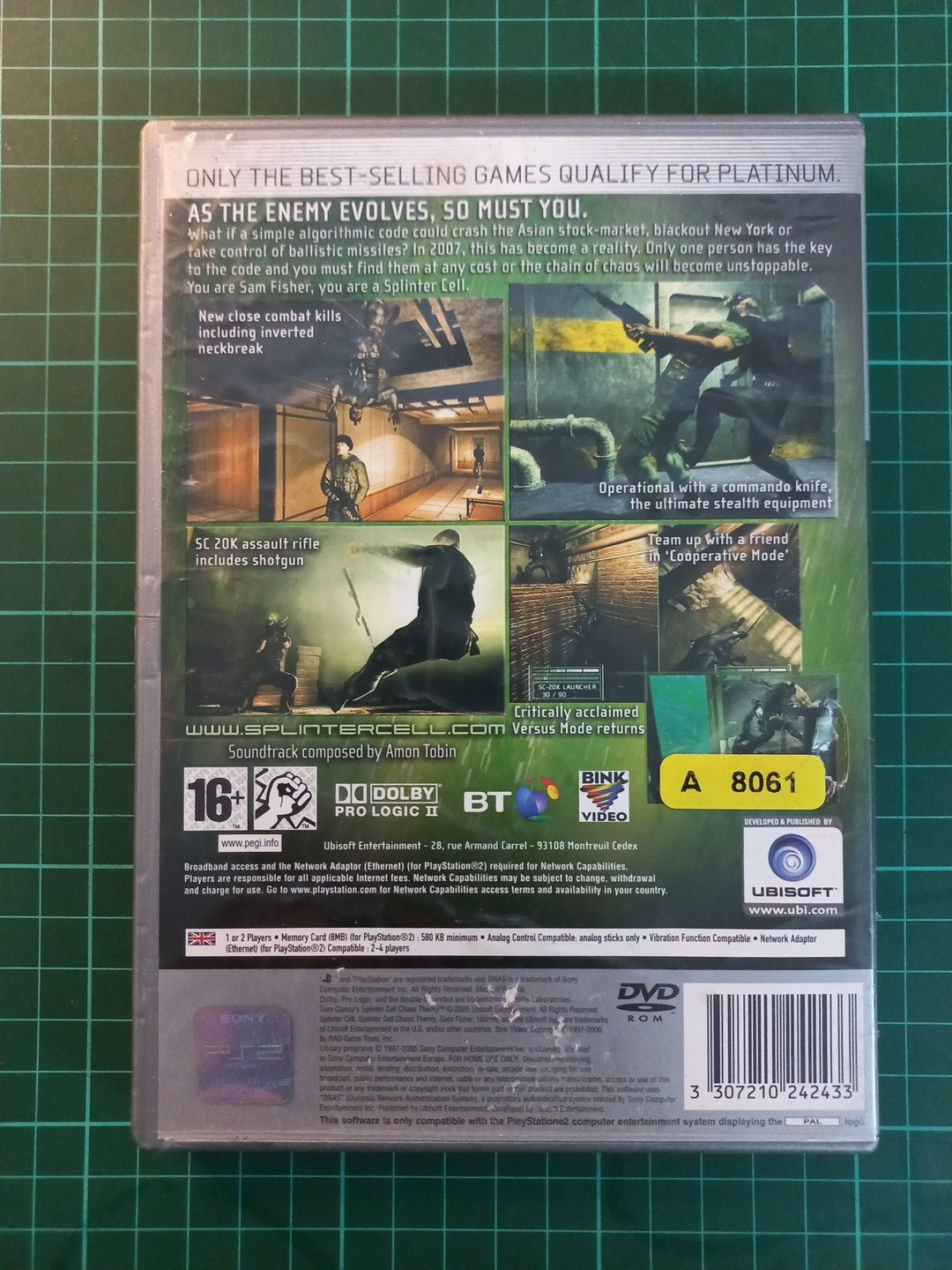 Splinter Cell : Chaos Theory | Playstaion 2 | PS2 | Used Game - RetroguySA