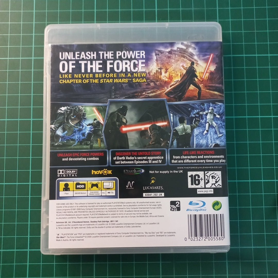 Star Wars : The Force Unleashed | PlayStation 3 | PS3 | Used Game - RetroguySA