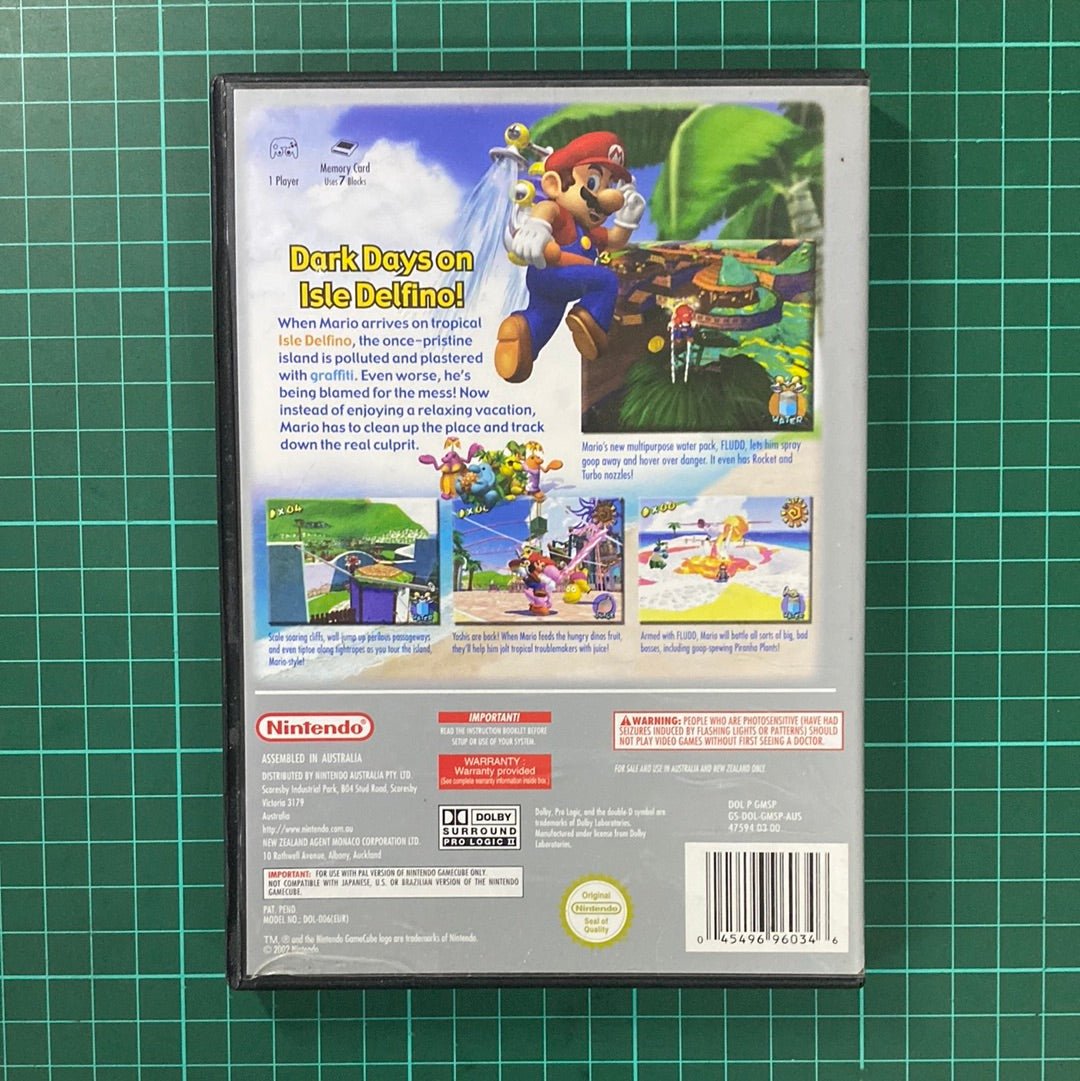 Super Mario Sunshine | Player's Choice | Nintendo GameCube | Used Game - RetroguySA