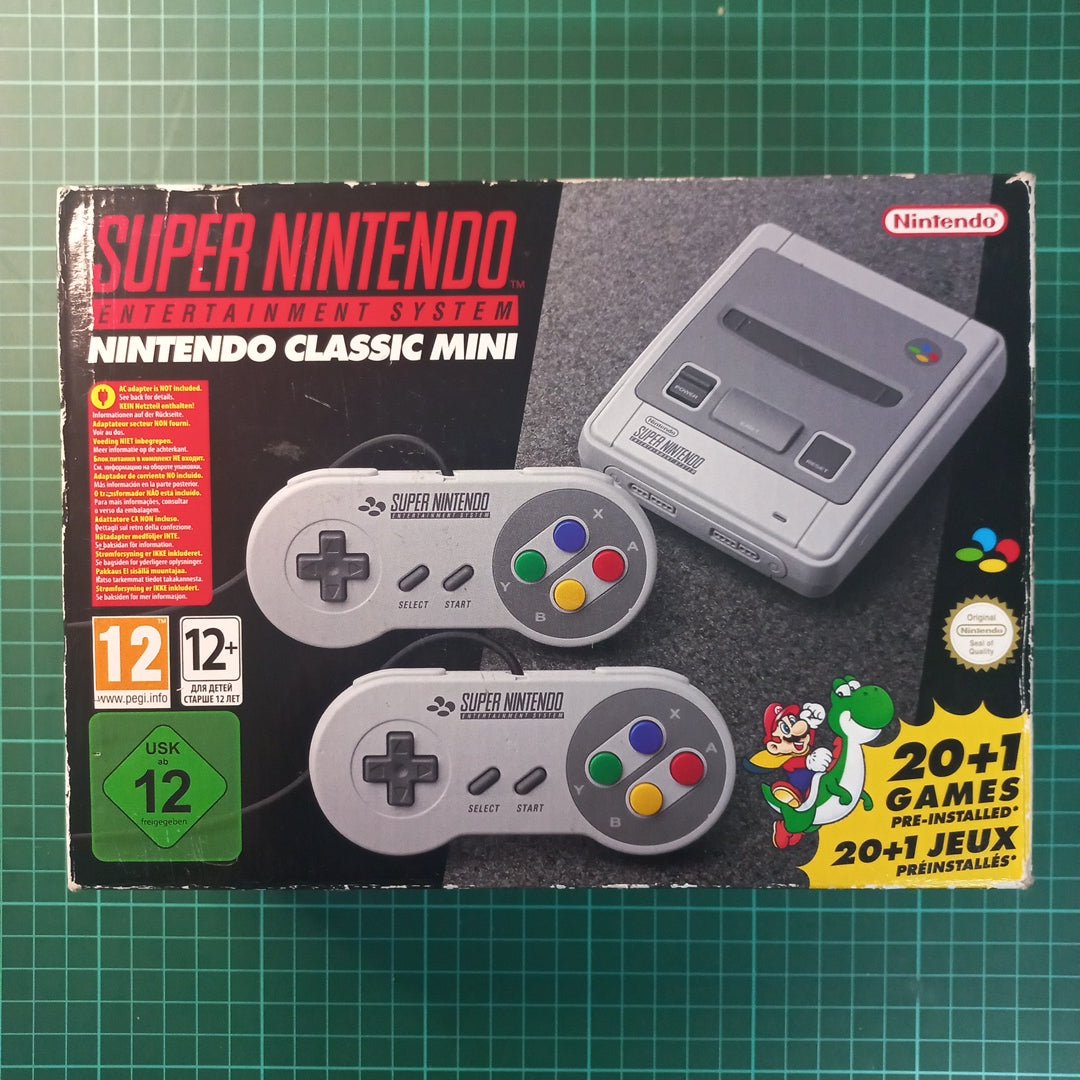 Super Nintendo Entertainment System Classic Mini | Silver/Grey | SNES Console | Used Console - RetroguySA