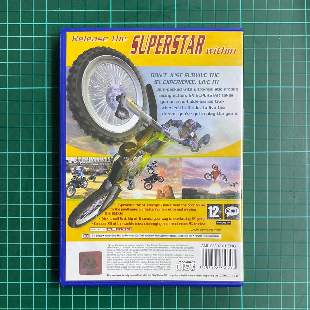 SX Superstar | PS2 | PlayStation 2 | Used Game - RetroguySA