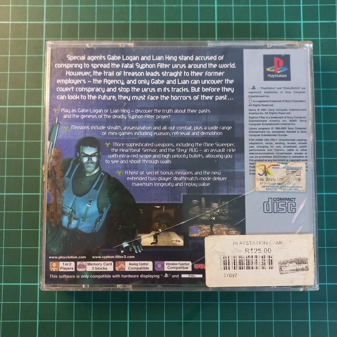 Syphon Filter 3 | PlayStation 1 | PS1 | Platinum | Used Game - RetroguySA