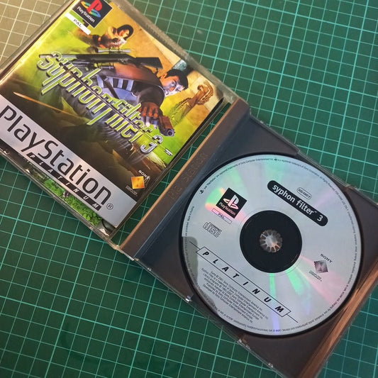 Syphon Filter 3 | PlayStation 1 | PS1 | Platinum | Used Game - RetroguySA