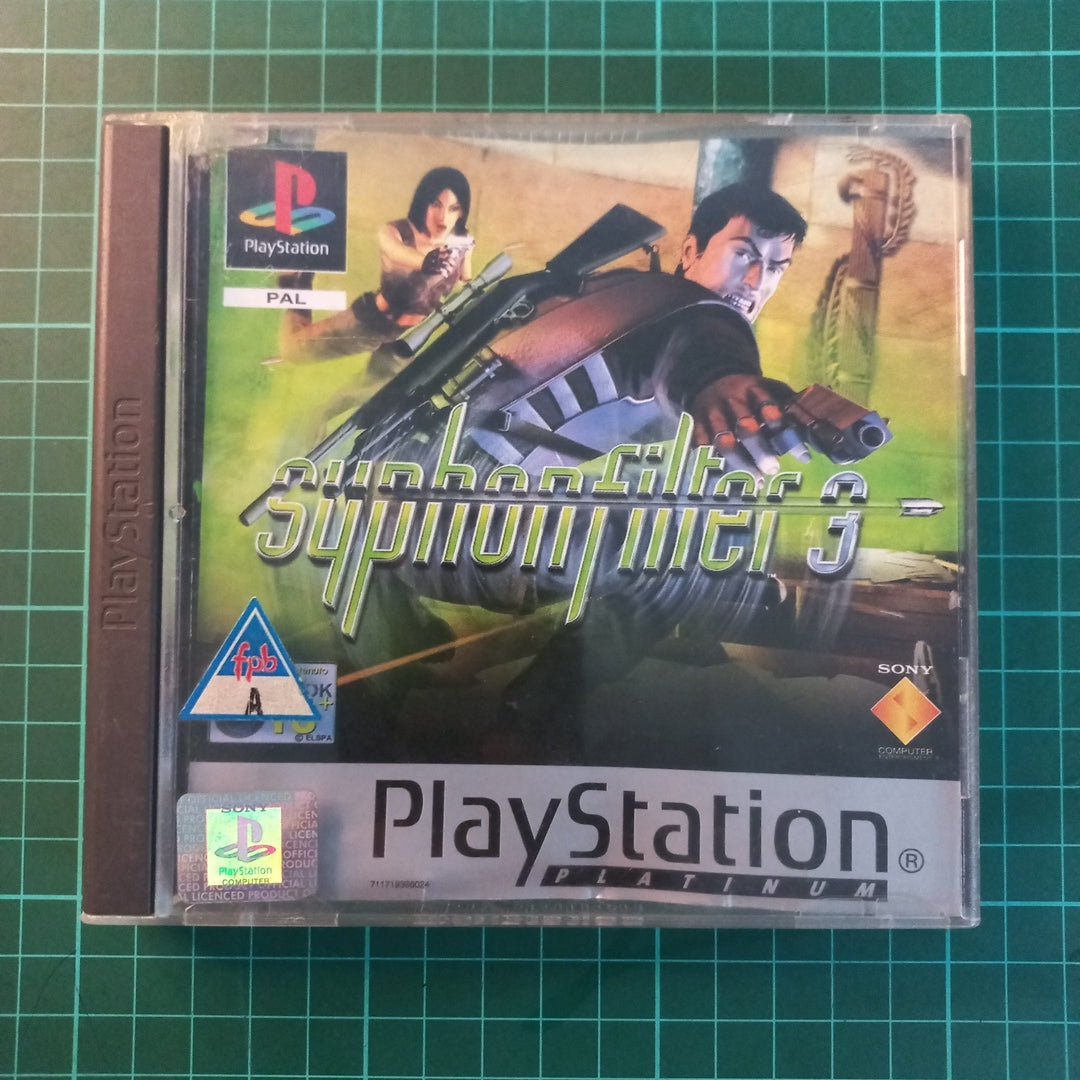 Syphon Filter 3 | PlayStation 1 | PS1 | Platinum | Used Game - RetroguySA