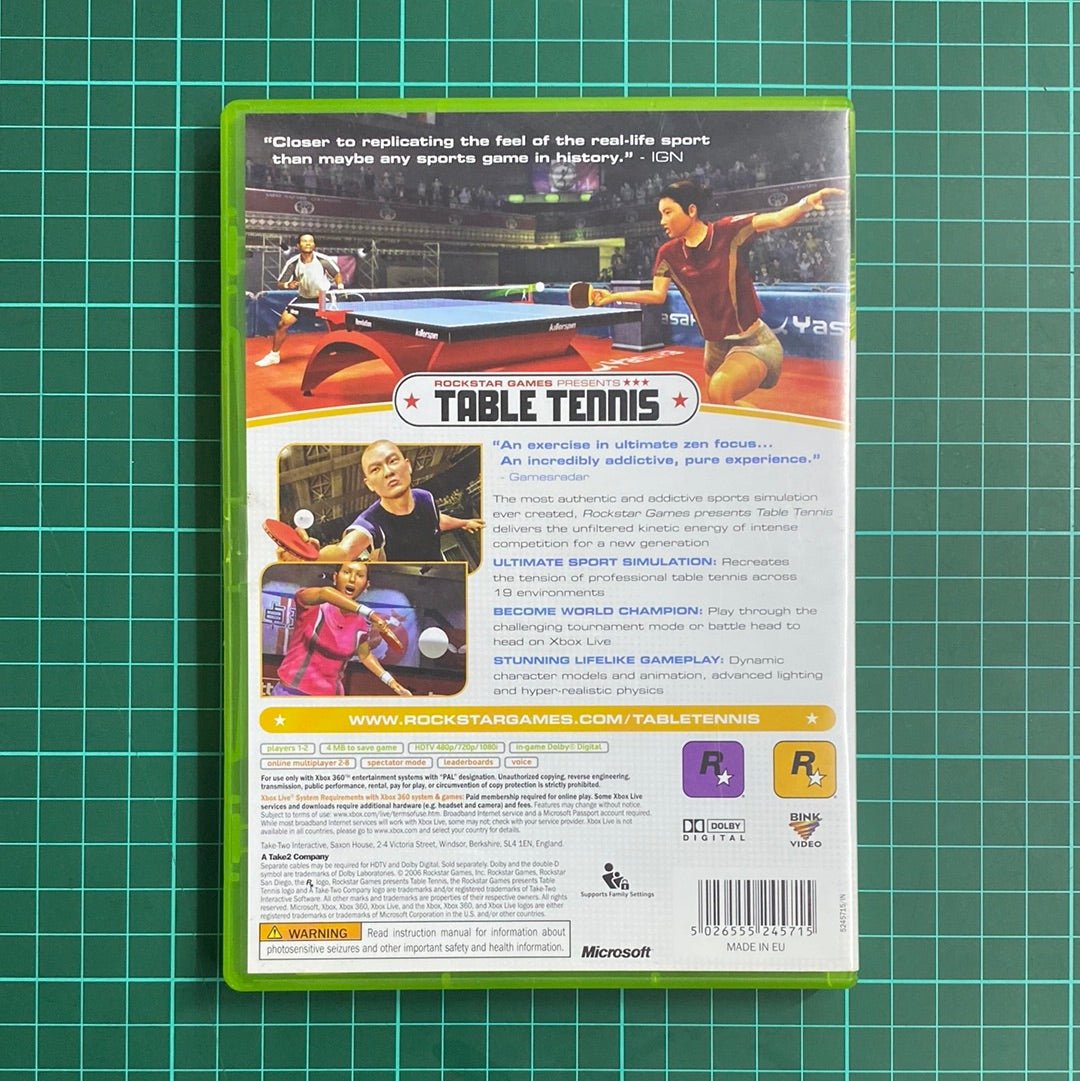 Table Tennis | Xbox 360 | Used Game - RetroguySA