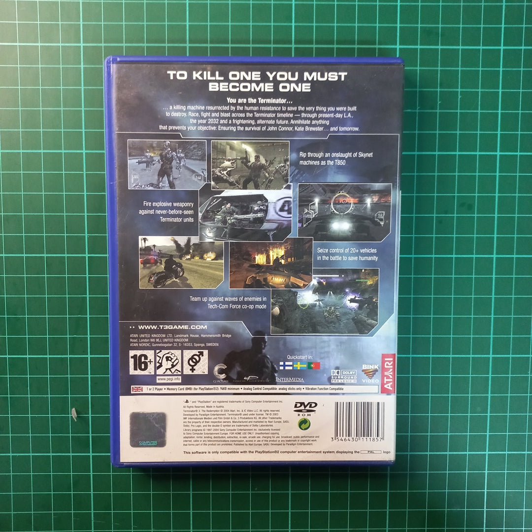 Terminator 3: The Redemption | PS2 | PlayStation 2 | Used Game - RetroguySA