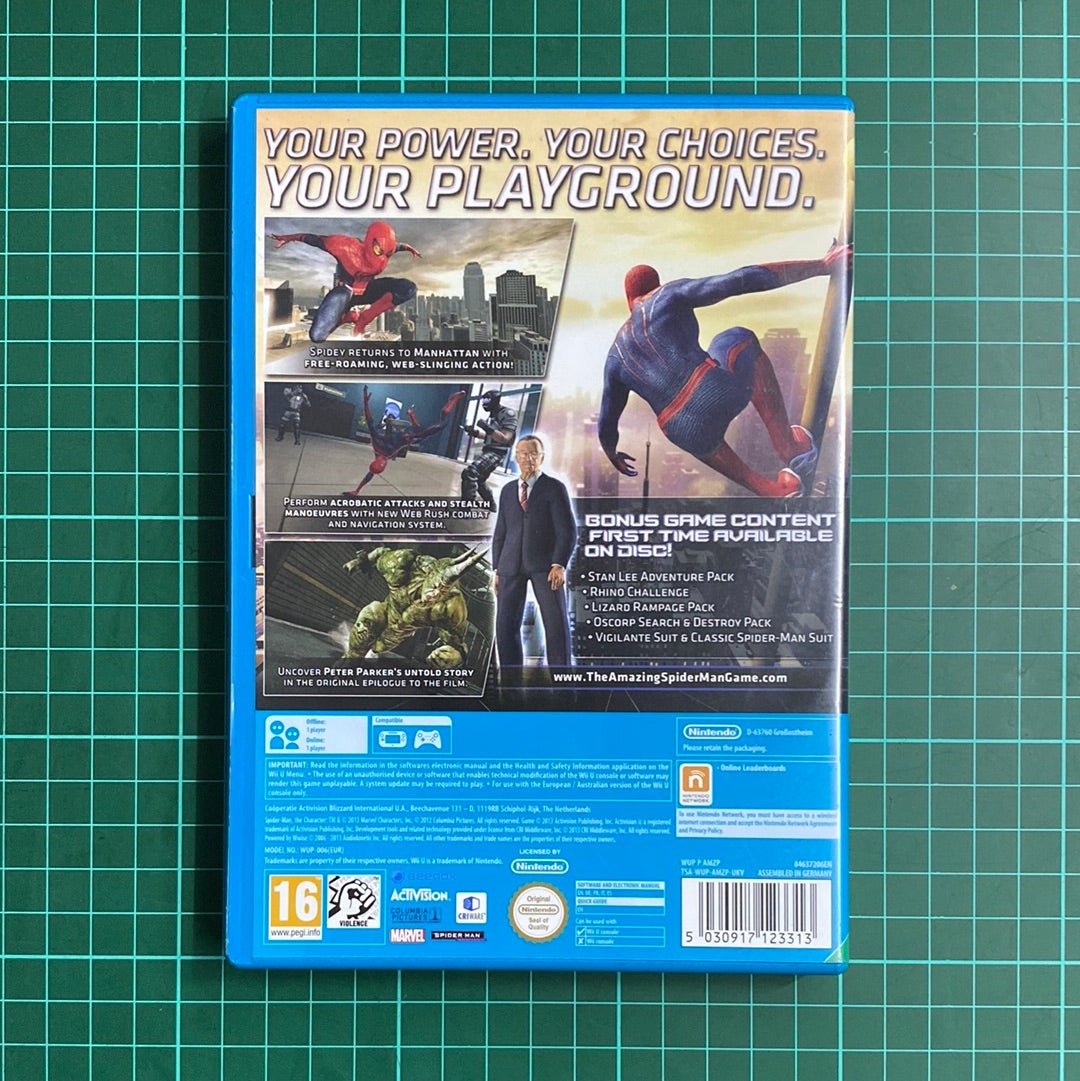 The Amazing Spider - Man : Ultimate Edition | Nintendo Wii U | Wii U | Used Game - RetroguySA