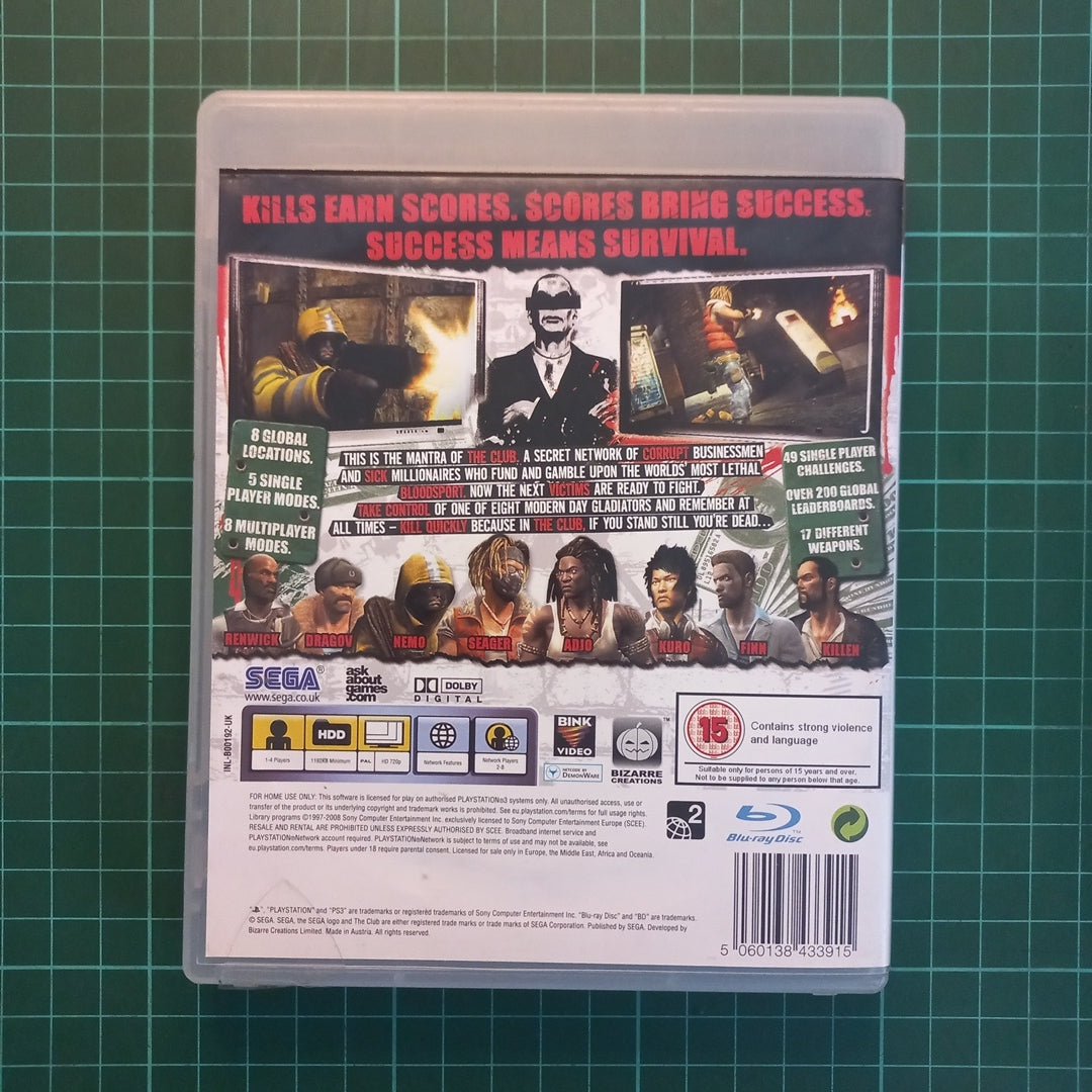 The Club | Playstation 3 | PS3 | Used Game - RetroguySA