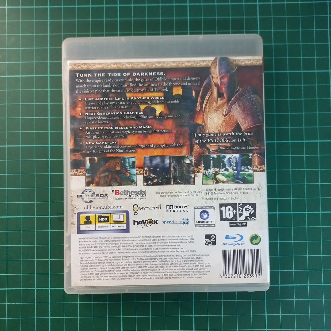 The Elder Scrolls (IV) : Oblivion | PlayStation 3 | PS3 | Used Game - RetroguySA