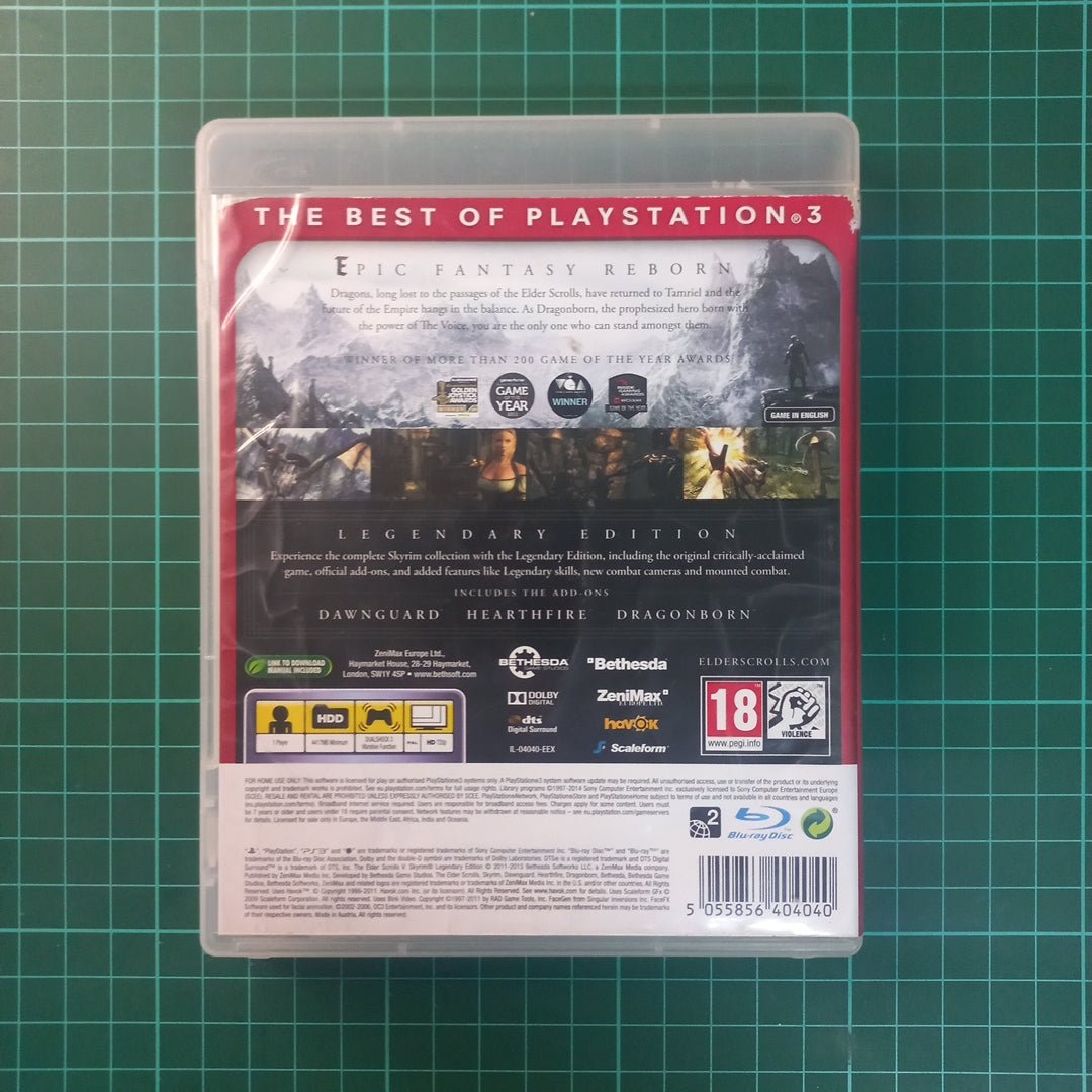 The Elder Scrolls V Skyrim | Legendary Edition | PS3 | PlayStation 3 | Essentials | Used Game - RetroguySA