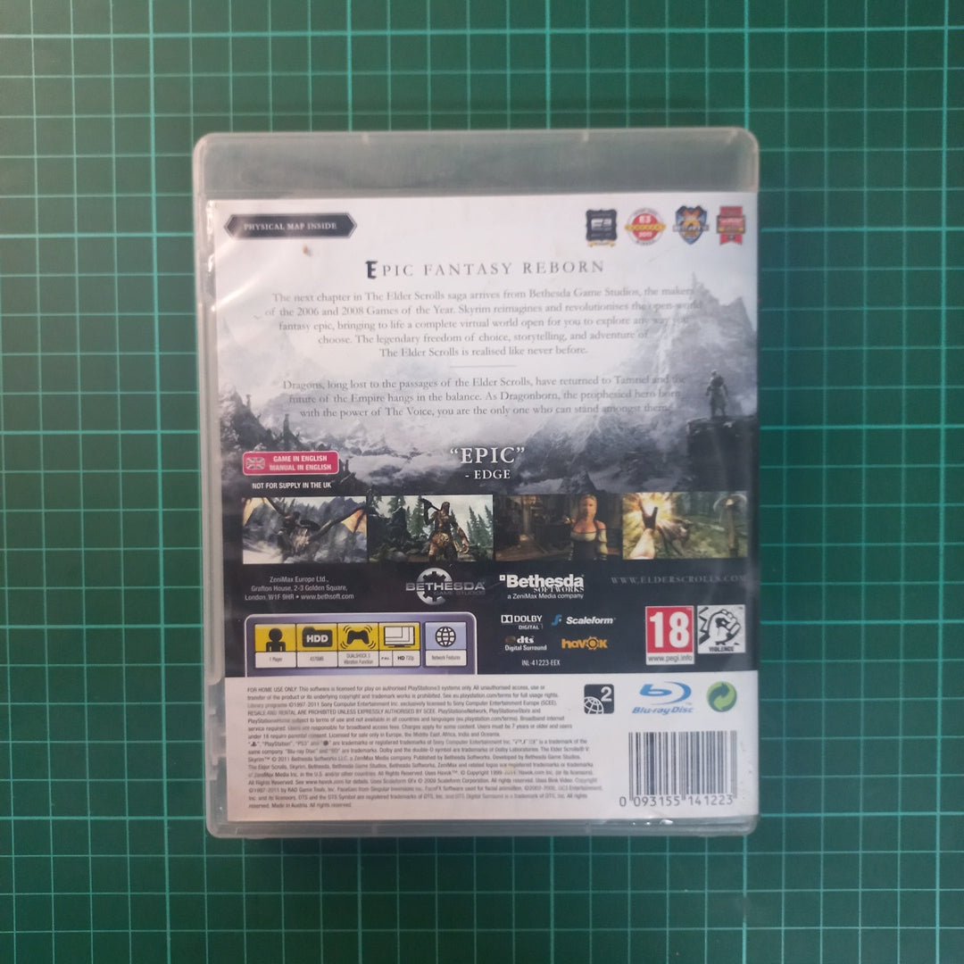 The Elder Scrolls V Skyrim | PS3 | Playstation 3 | Used Game - RetroguySA