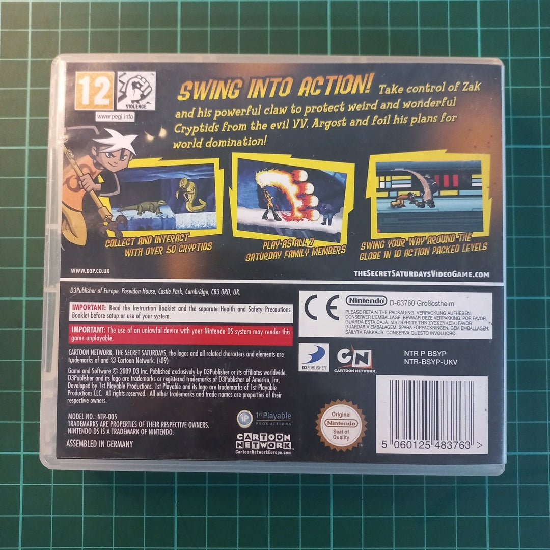 The Secret Saturdays : Beast of the 5th Sun | Nintendo DS | DS | Used Game - RetroguySA