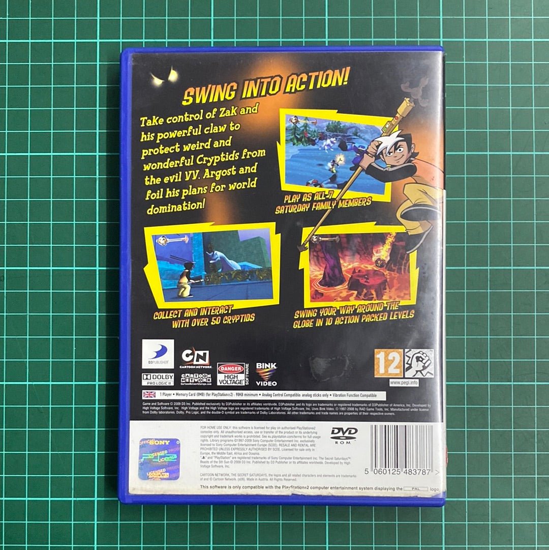 The Secret Saturdays: Beast of the 5th Sun | PlayStation 2 | PS2 | Used Game | No Manual - RetroguySA