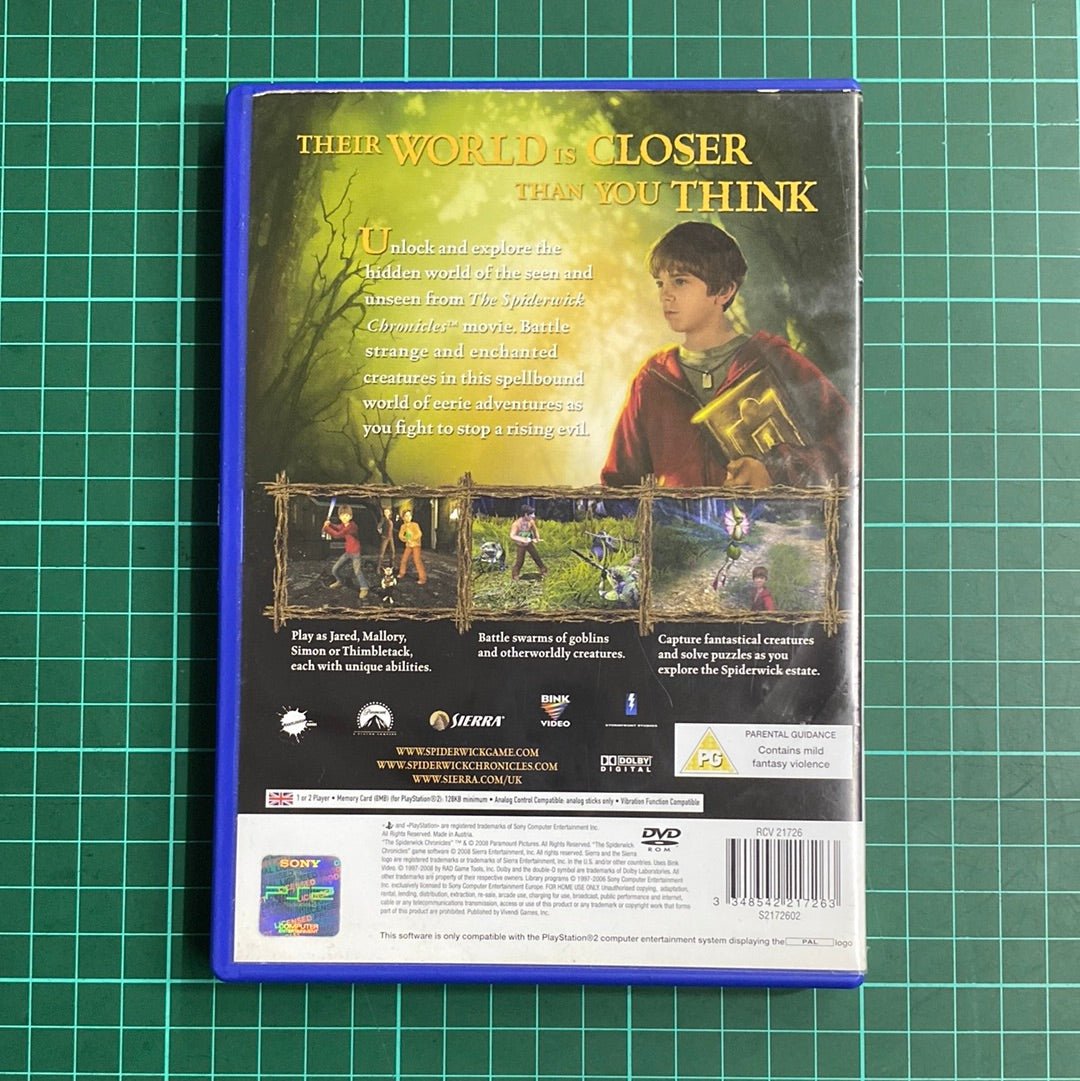 The Spiderwick Chronicles | PlayStation 2 | PS2 | Used Game - RetroguySA