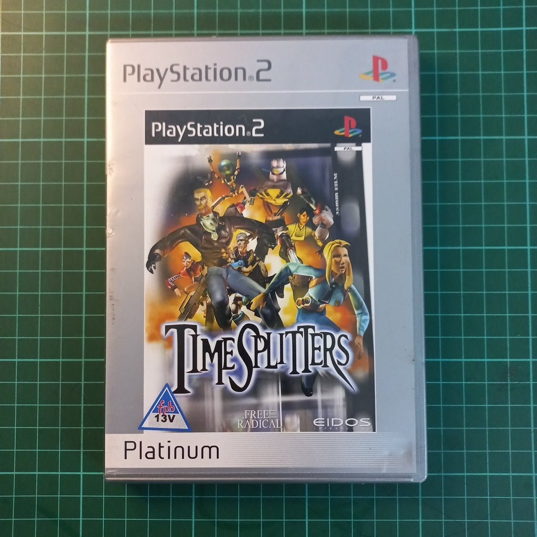TimeSplitters | PlayStation 2 | PS2 | Platinum | Used Game | No Manual - RetroguySA