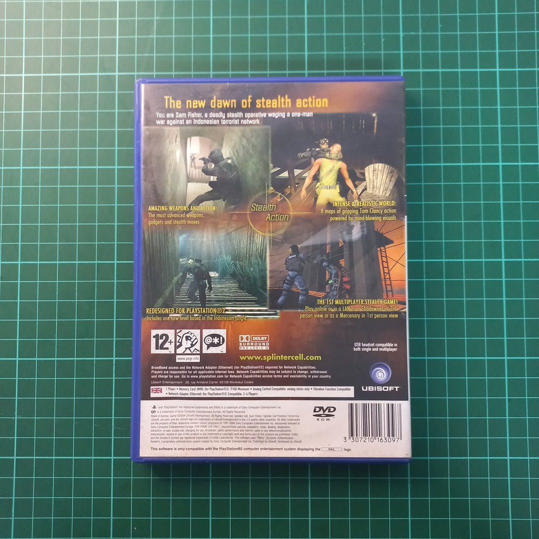 Tom Clancy's Splinter Cell: Pandora Tomorrow | PS2 | Playstation 2 | Used Game - RetroguySA