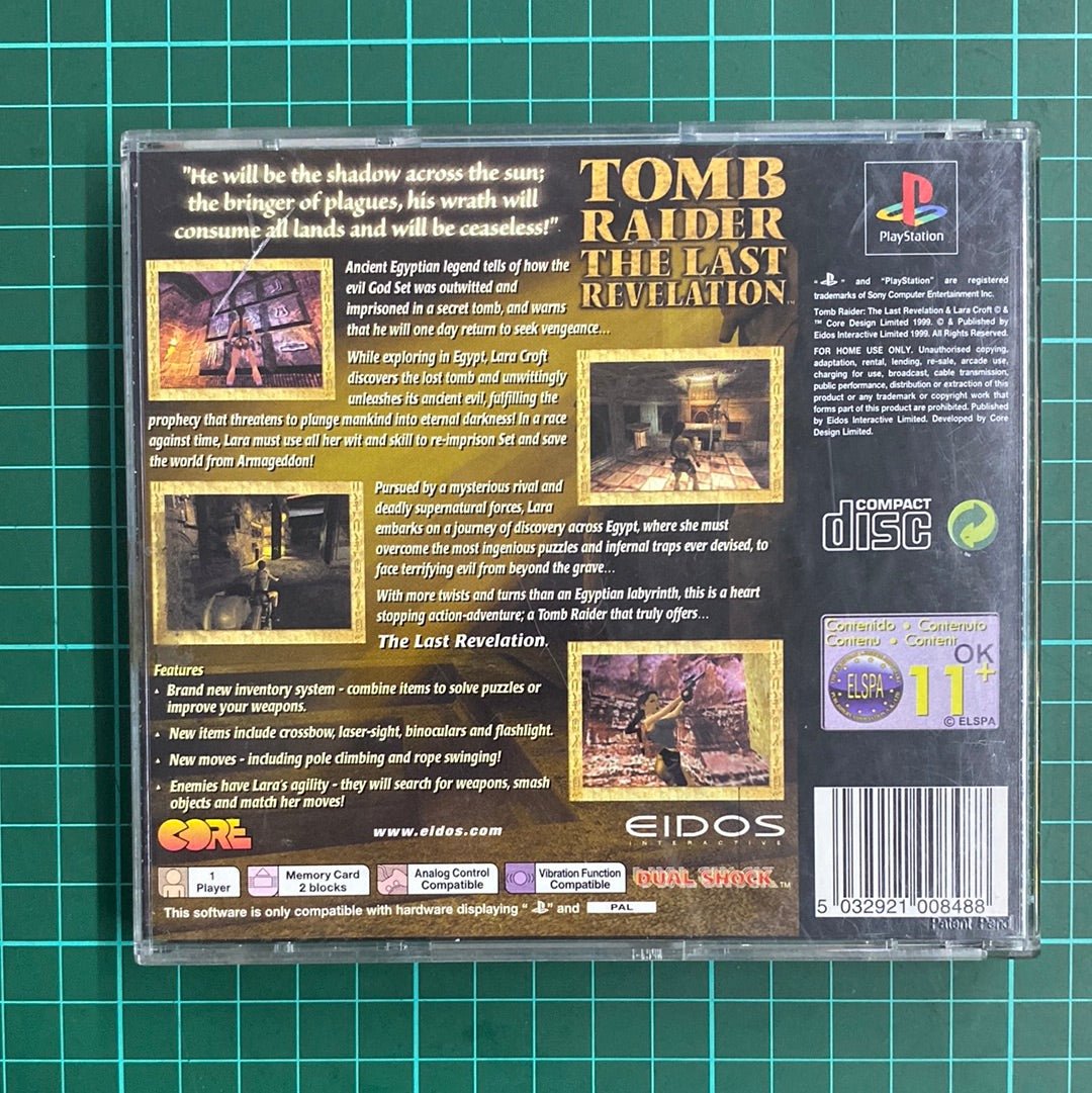 Tomb Raider: The Last Revelation | PlayStation 1 | PS1 | Used Game - RetroguySA