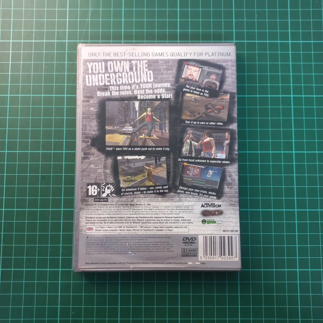 Tony Hawk's Underground | PS2 | PlayStation 2 | Platinum | Used Game - RetroguySA