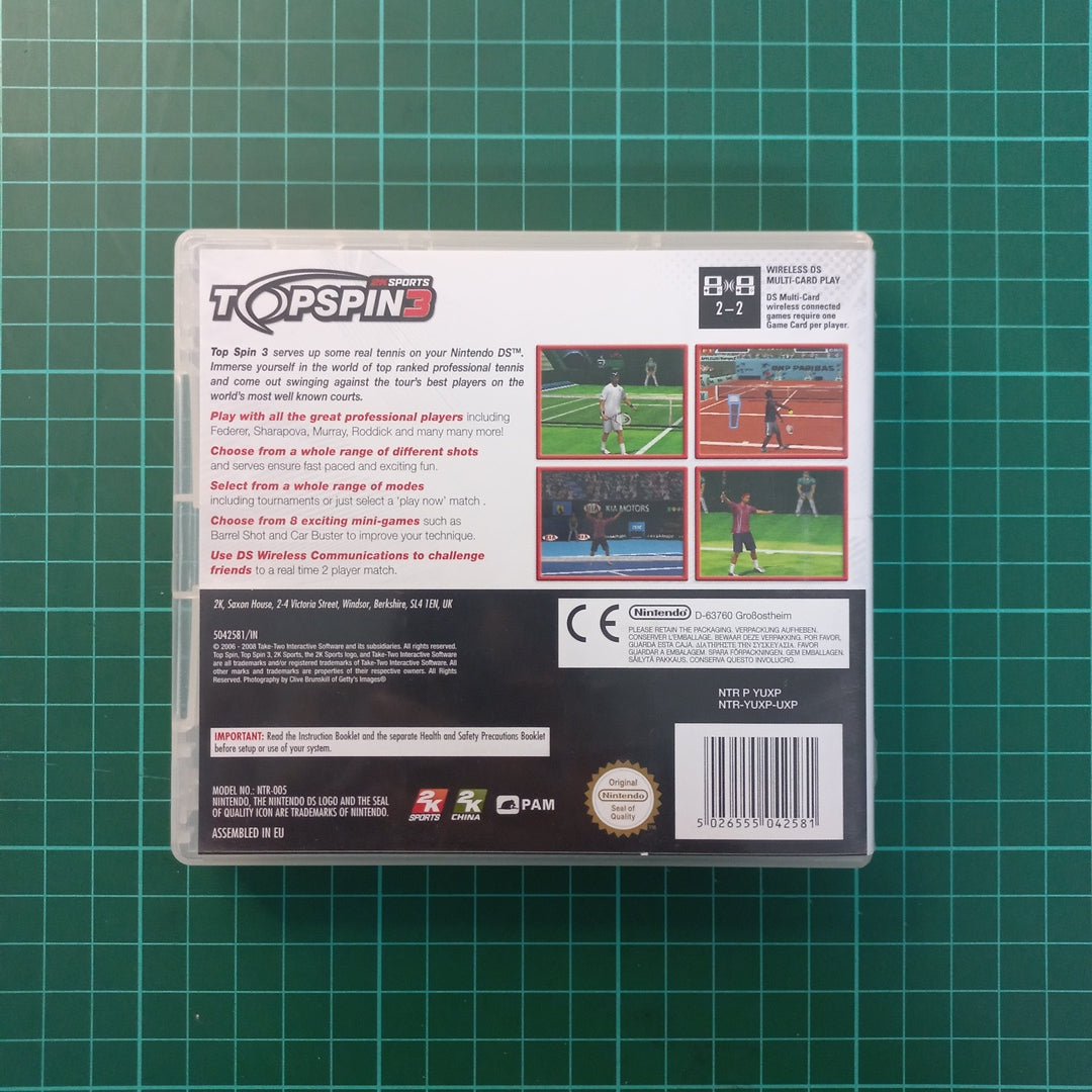 Topspin 3 | Nintendo DS | Used Game - RetroguySA