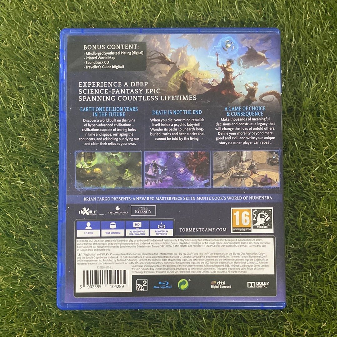 Torment : Tides of Numenera | Playstation 4 | PS4 | Used Game - RetroguySA