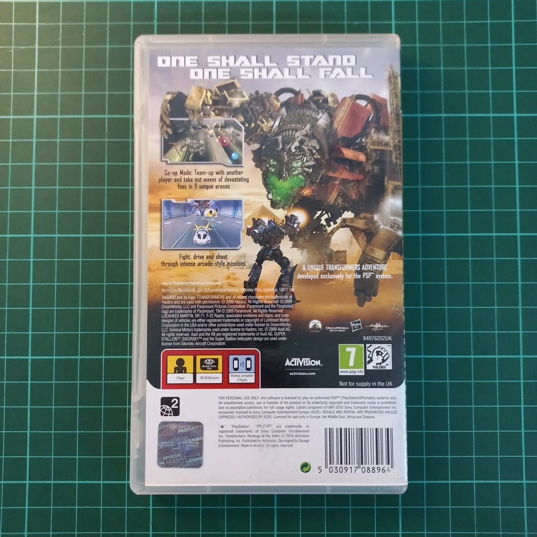Transformers: Revenge of the Fallen | PSP | Essentials | Used Games - RetroguySA