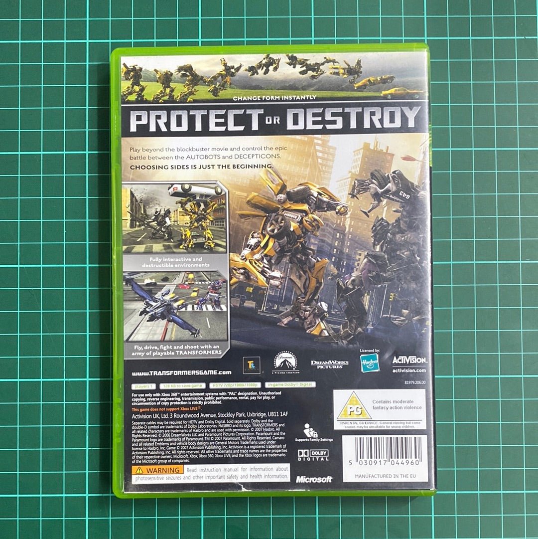 Transformers: The Game | XBOX 360 | Used Game - RetroguySA