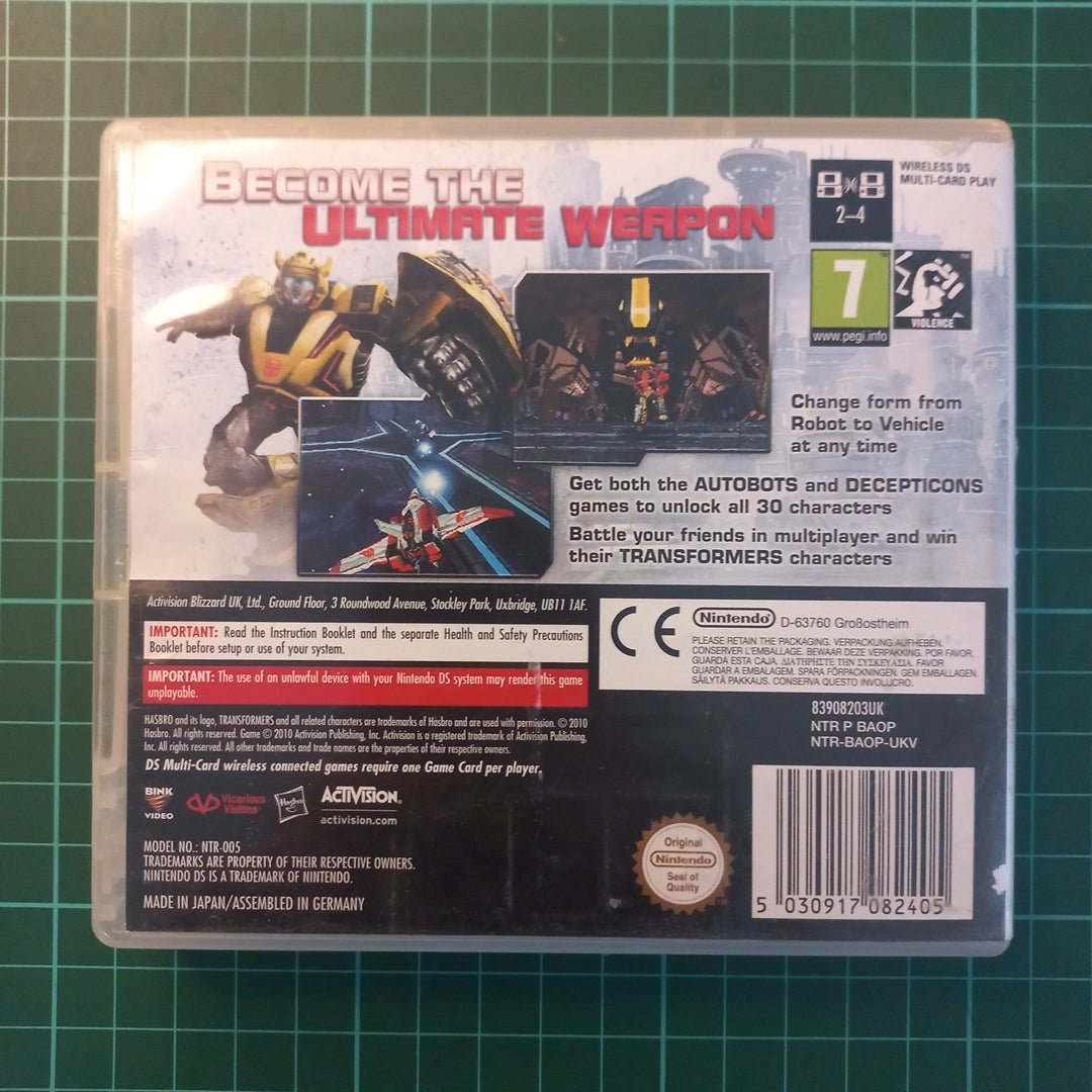 Transformers: War for Cybertron Autobots | Nintendo DS | DS | Used Game - RetroguySA