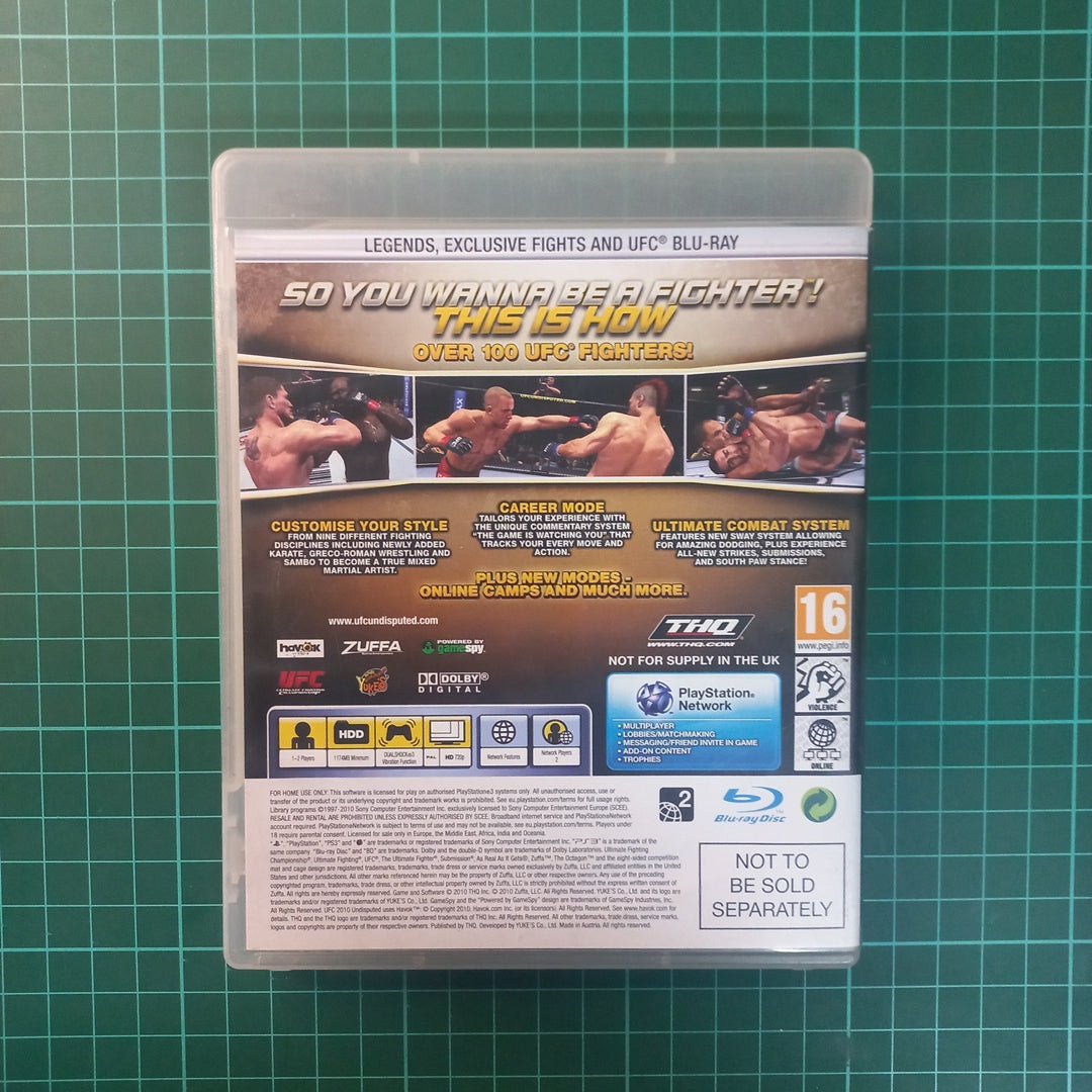 UFC Undisputed 2010 | PS3 | Playstation 3 | Used Game - RetroguySA