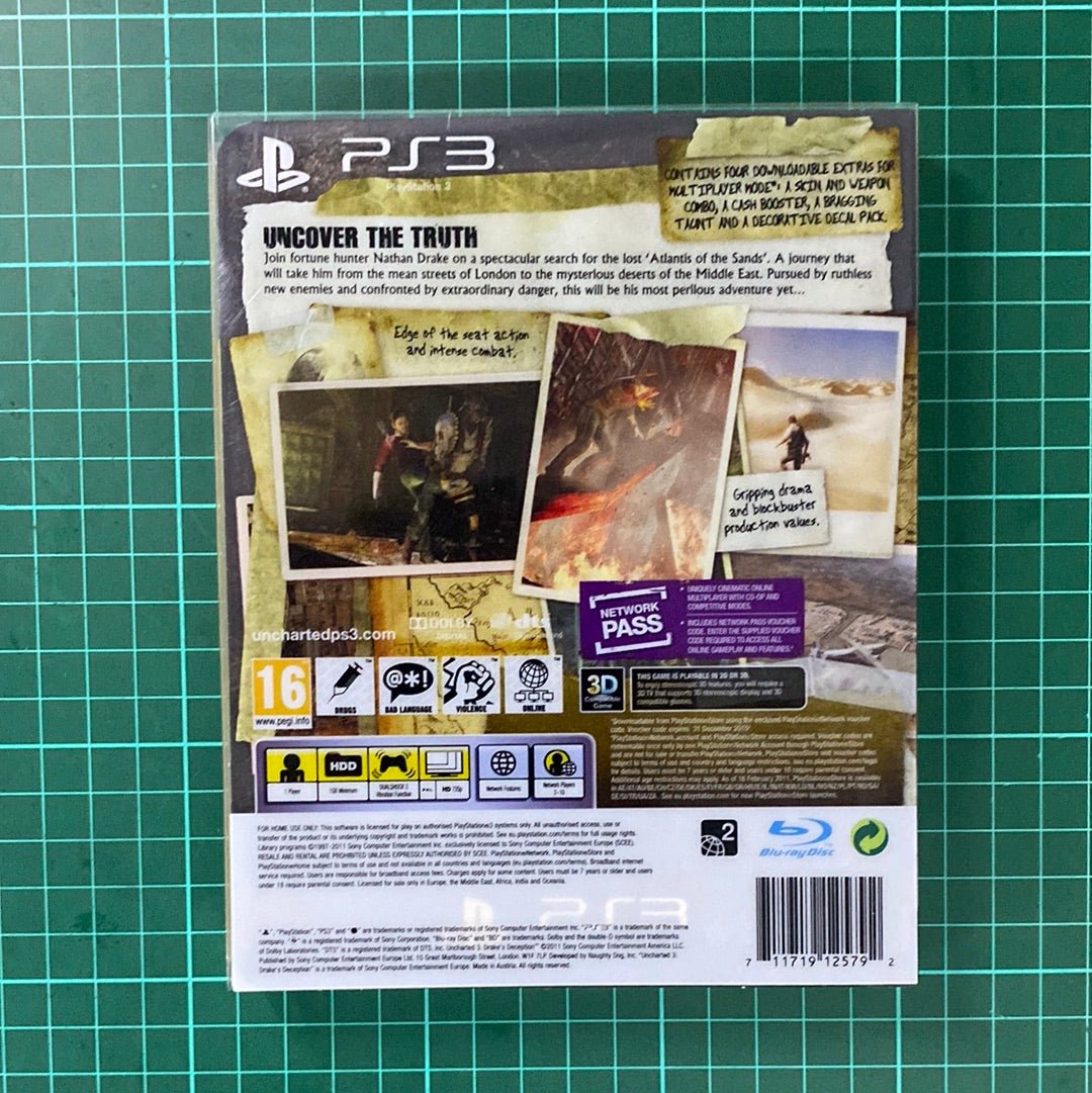 Uncharted 3 : Drake's Deception | Special Edition | Playstaion 3 | PS3 | Used Game - RetroguySA