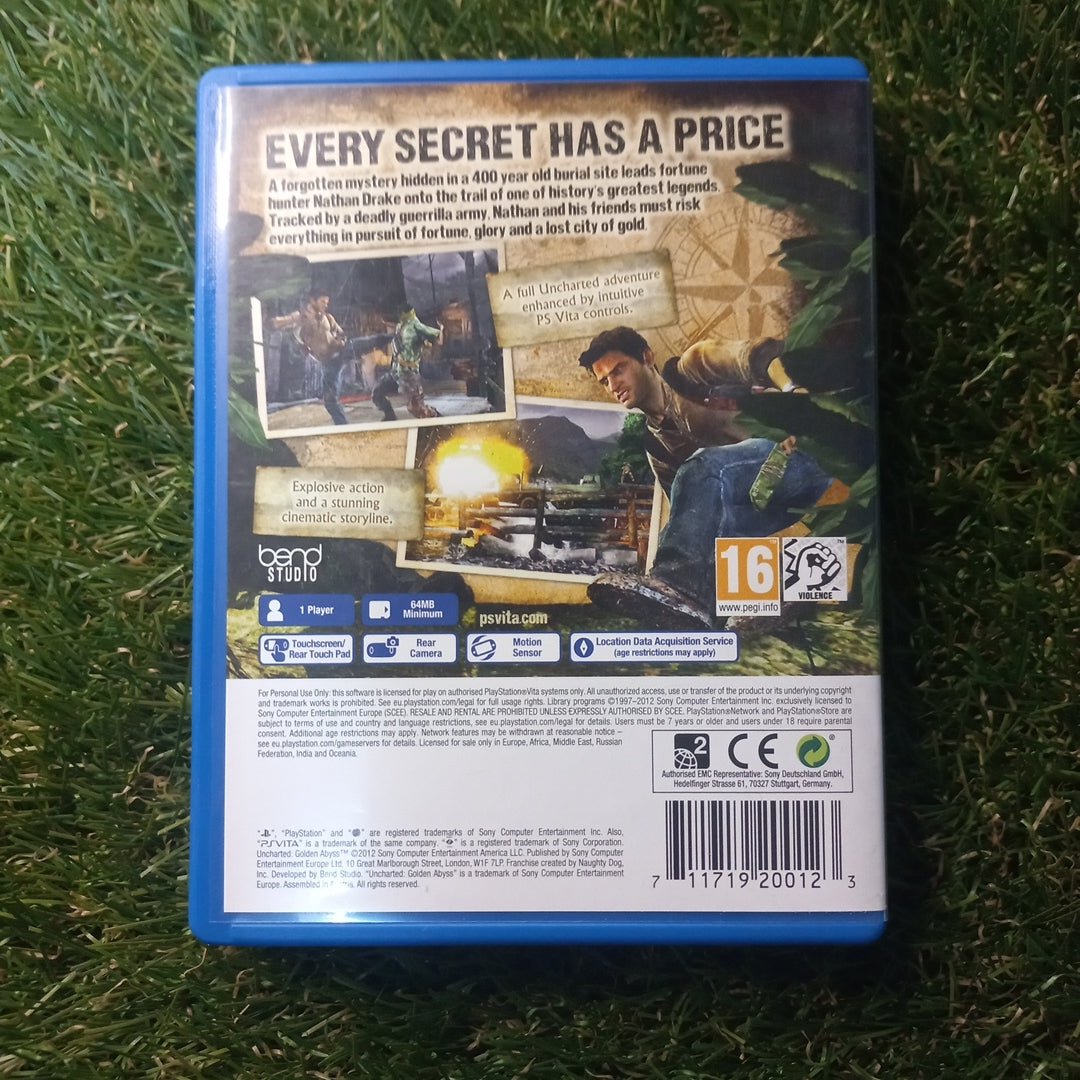 Uncharted: Golden Abyss | PS Vita | Sony Playstation | Used Game - RetroguySA