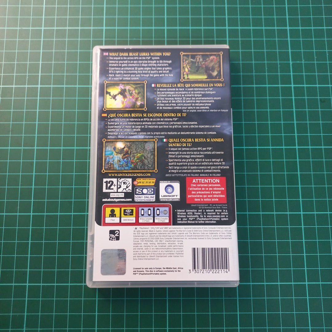 Untold Legends: The Warrior's Code | PSP | Used Game | - RetroguySA