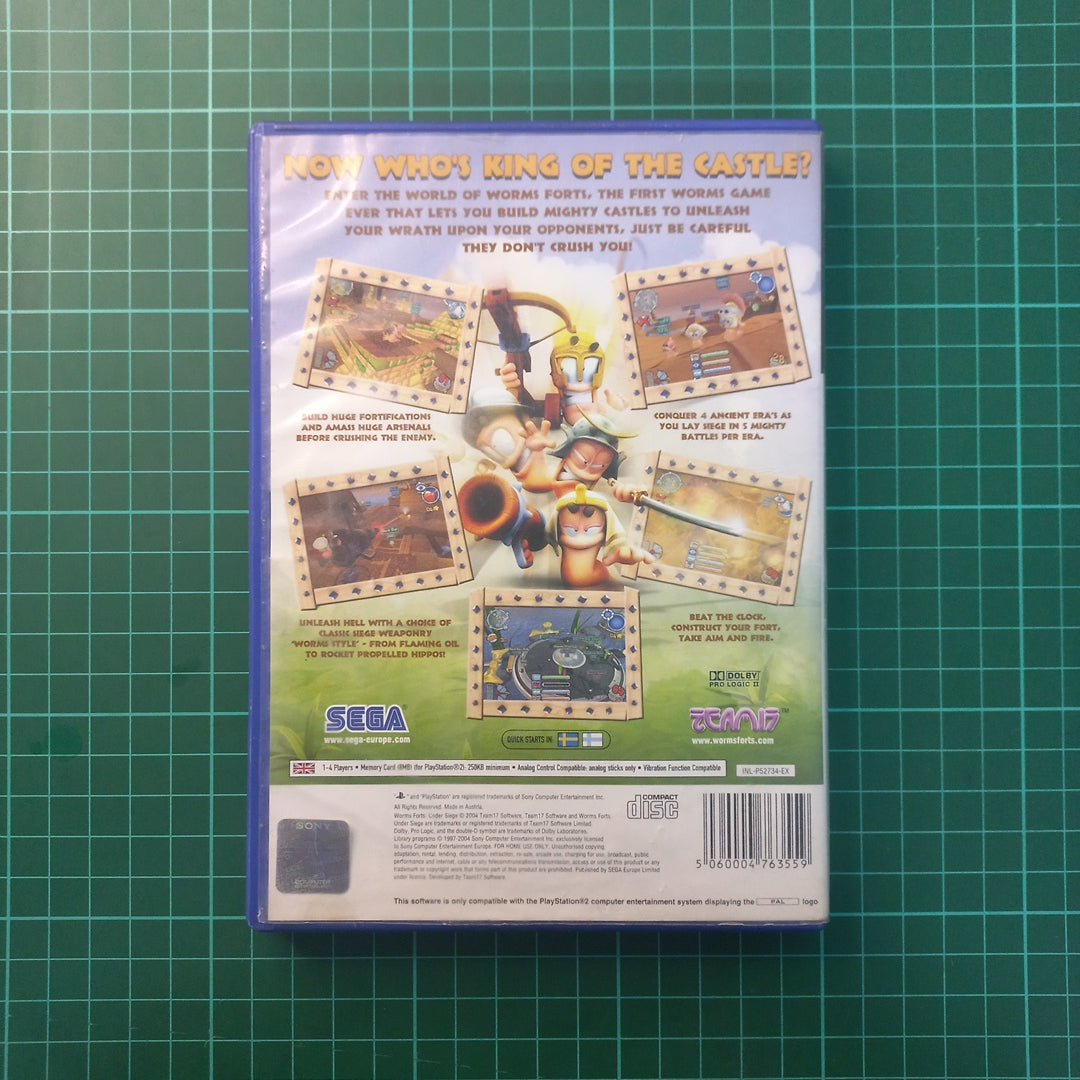 Worms Forts : Under Siege | PS2 | Playstation 2 | Used Game - RetroguySA