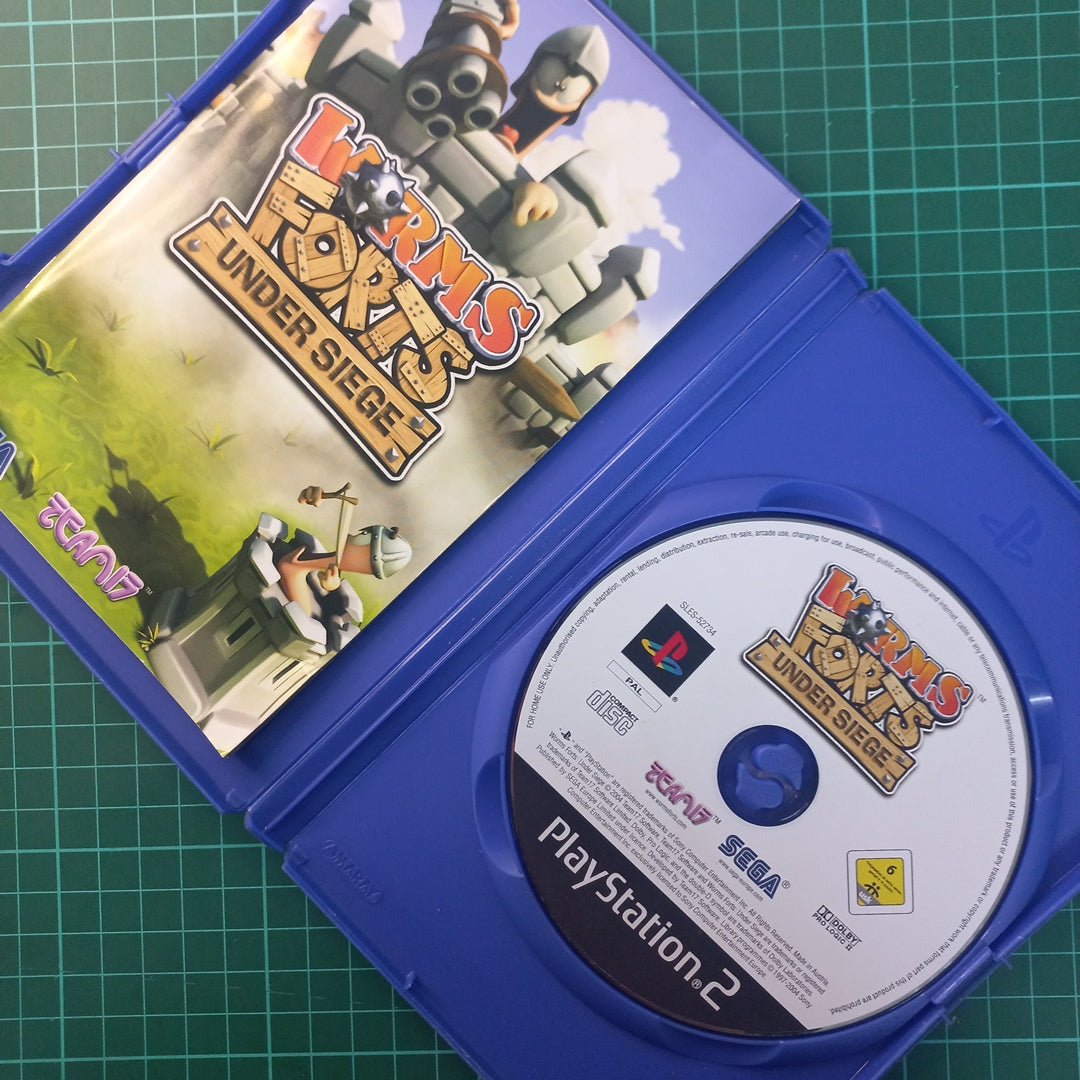 Worms Forts : Under Siege | PS2 | Playstation 2 | Used Game - RetroguySA