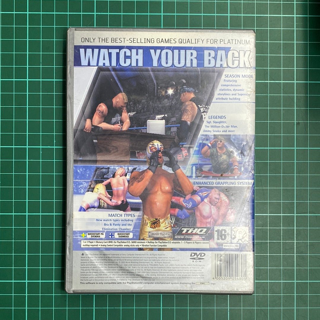 WWE SmackDown: Here comes the Pain | Platinum | PS2 | PlayStation 2 | Used Game - RetroguySA