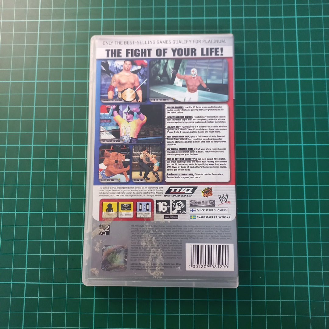 WWF : Smack Down Vs Raw 2006 | PSP | Platinum | Used Game - RetroguySA