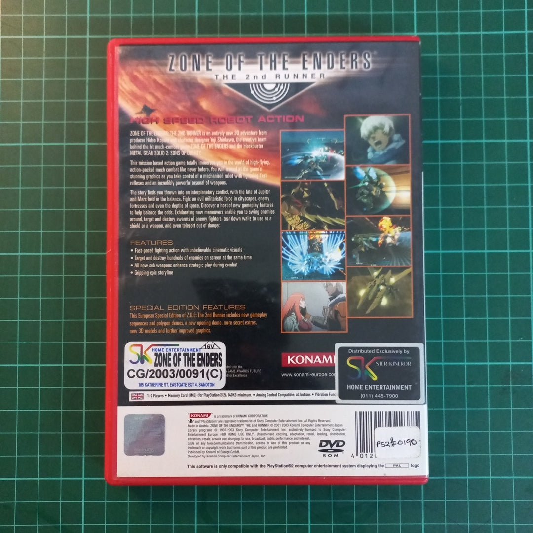 Zone of the Enders : The 2nd Runner | Special Edition | Playstation 2 | PS2 | Used Game - RetroguySA