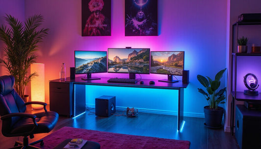 Transform Your Gaming Setup with a Stylish Glass Gaming Desk - RetroguySA