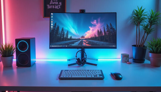Transform Your Workspace with Innovative Desks Featuring Headphone Holders - RetroguySA