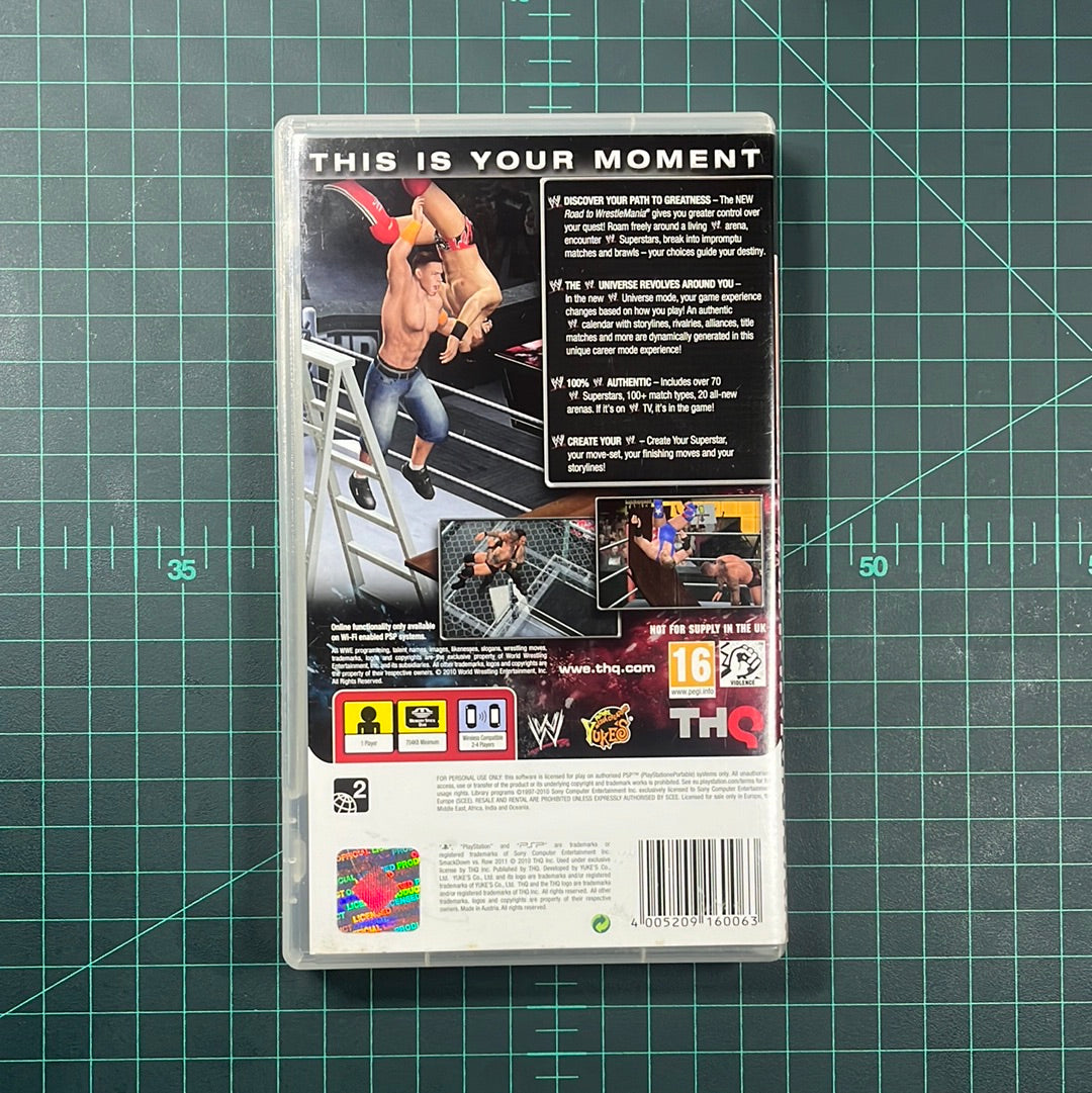 WWE Smack Down Vs Raw 2011 | Platinum | PSP | Used Game | No Manual