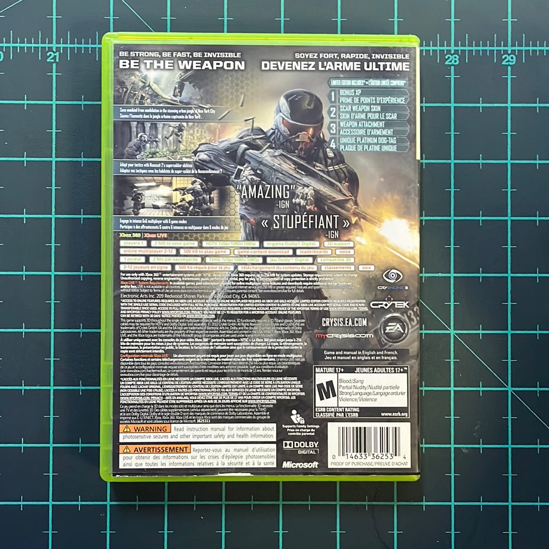 Crysis 2 | XBOX 360 | NTSC | Used Game