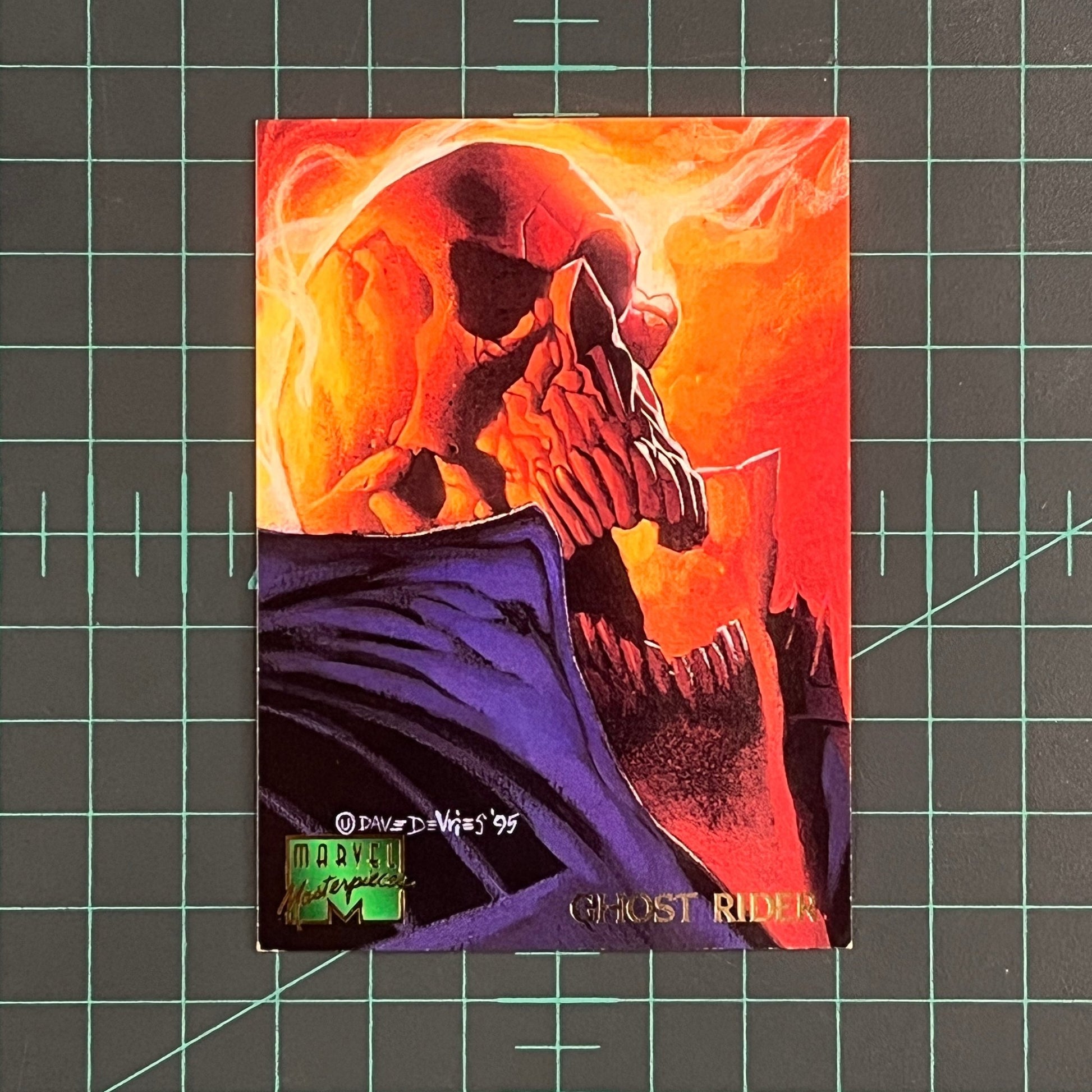 37 Ghost Rider | Devries | 1995 | Marvel Masterpieces | Trading Card - RetroguySA
