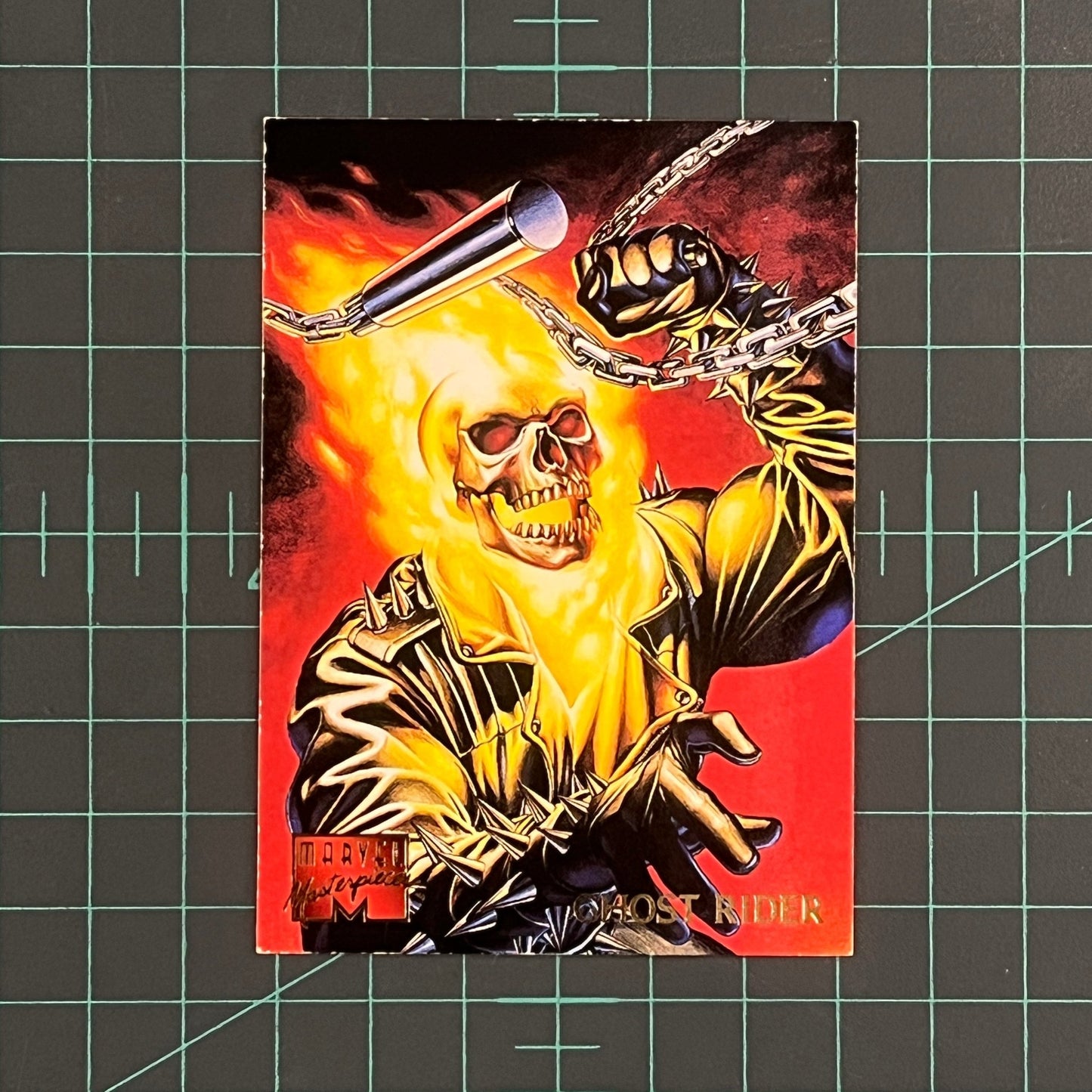 38 Ghost Rider | Nelson | 1995 | Marvel Masterpieces | Trading Card - RetroguySA
